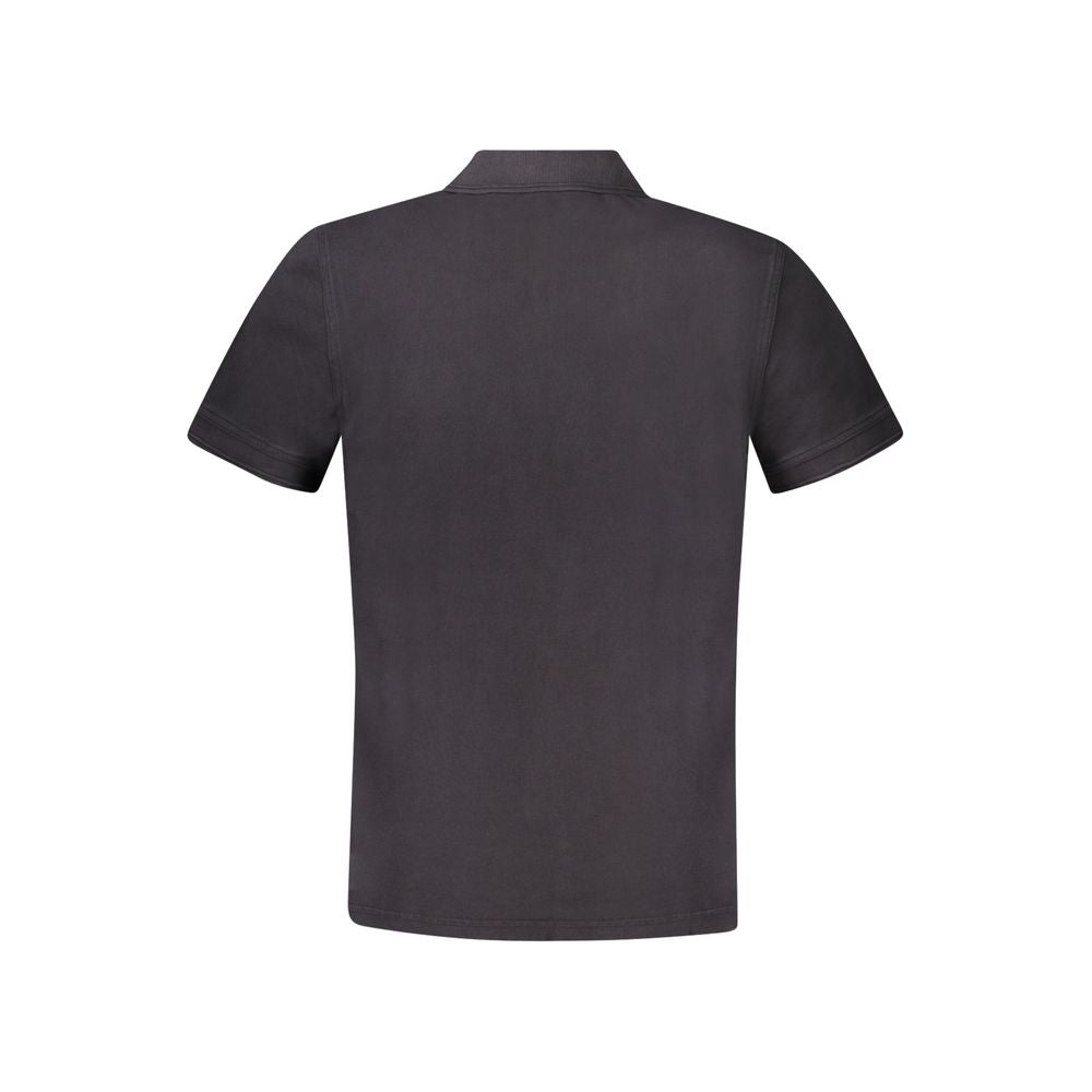 Hugo Boss – Schwarzes Poloshirt aus Baumwolle