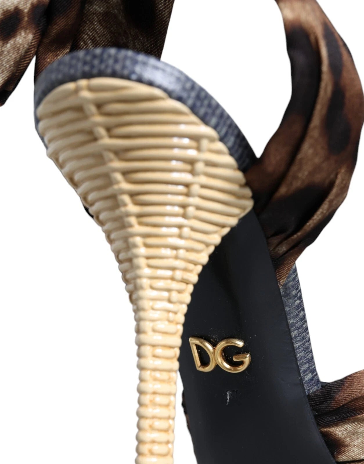 Dolce &amp; Gabbana Braune Leoparden-Keira-Heels-Sandalen
