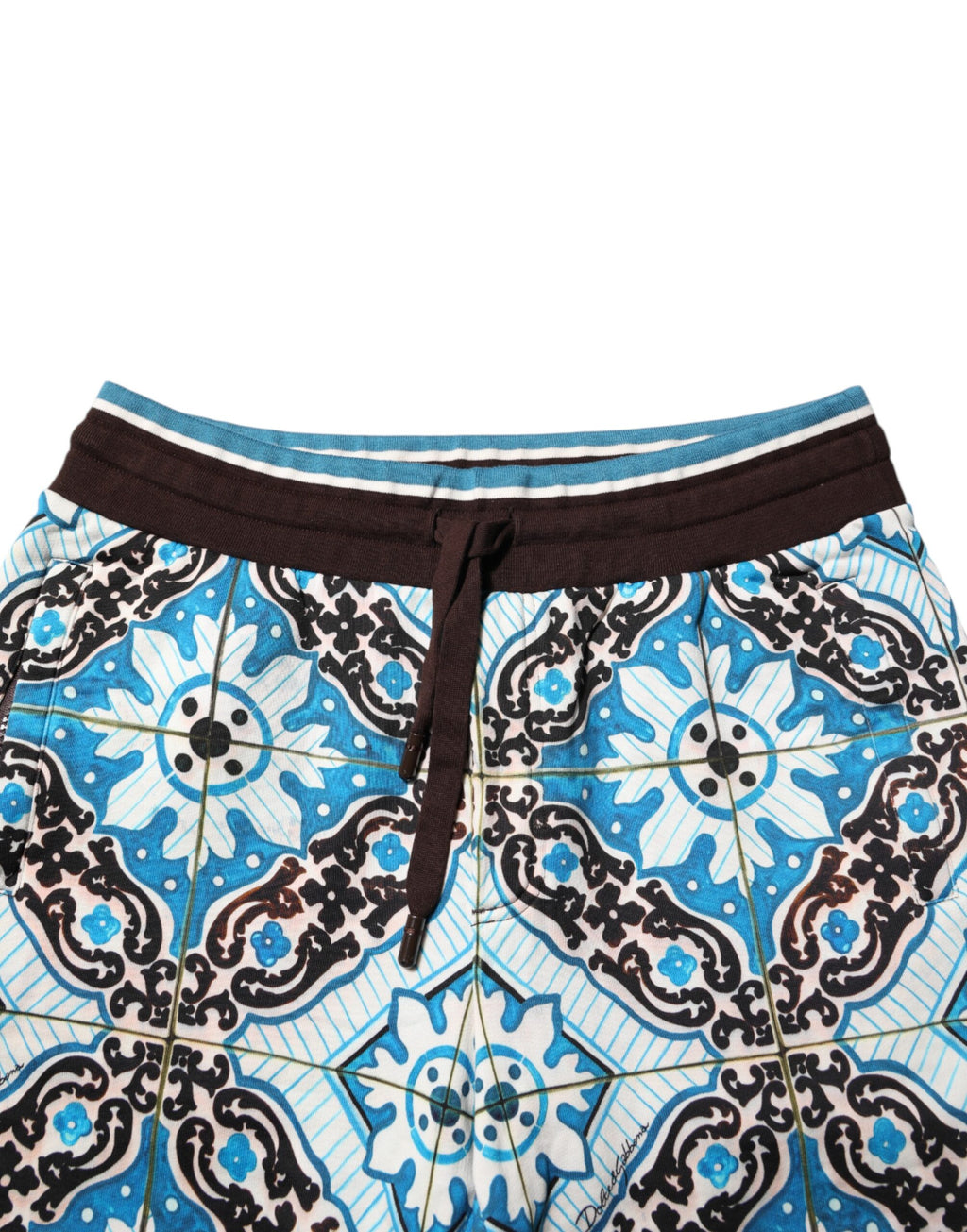 Dolce &amp; Gabbana Bermuda en coton multicolore imprimé Maiolica