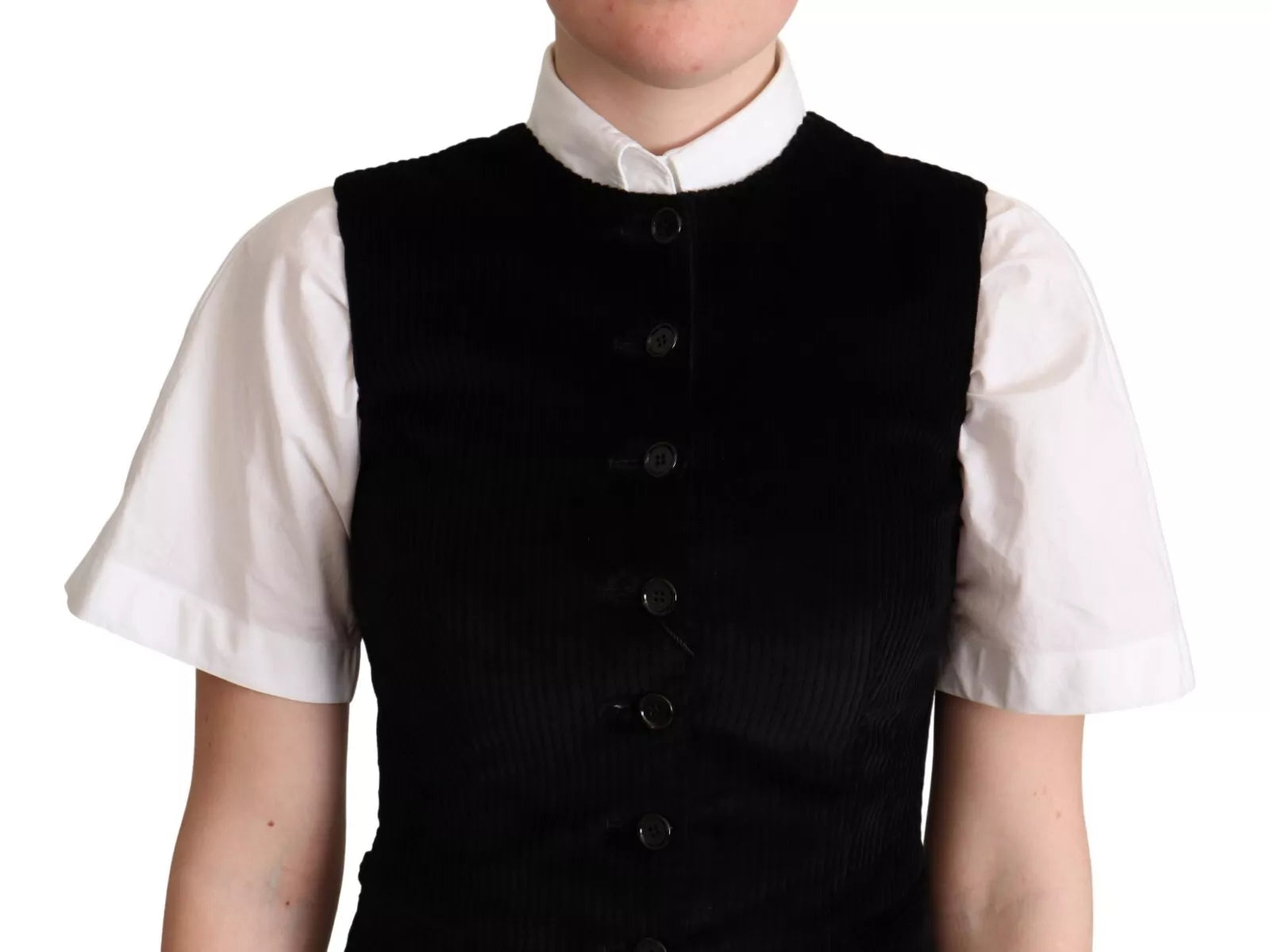 Dolce &amp; Gabbana Elegante Weste mit Leopardenmuster – ärmellose Weste