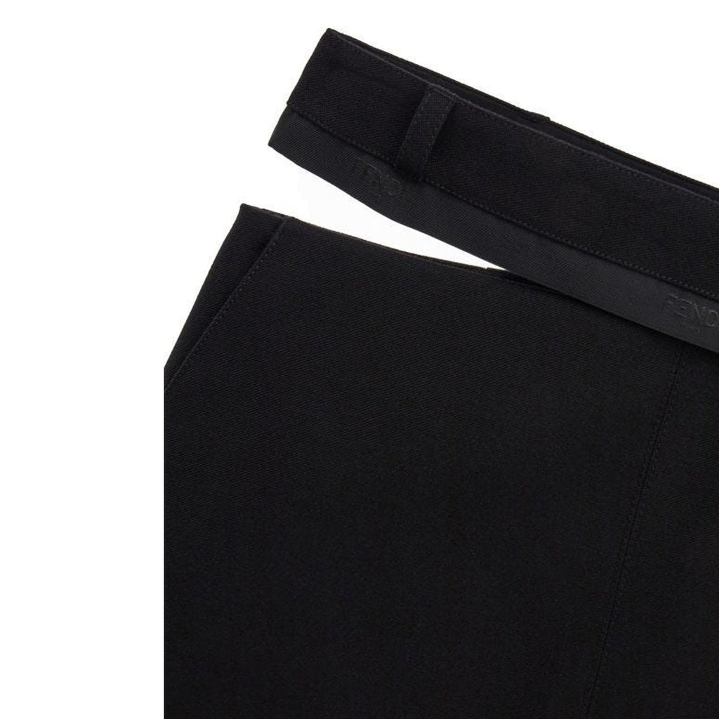 Fendi Virgin Wool Grain De Poud Skirt – Siebentaschen