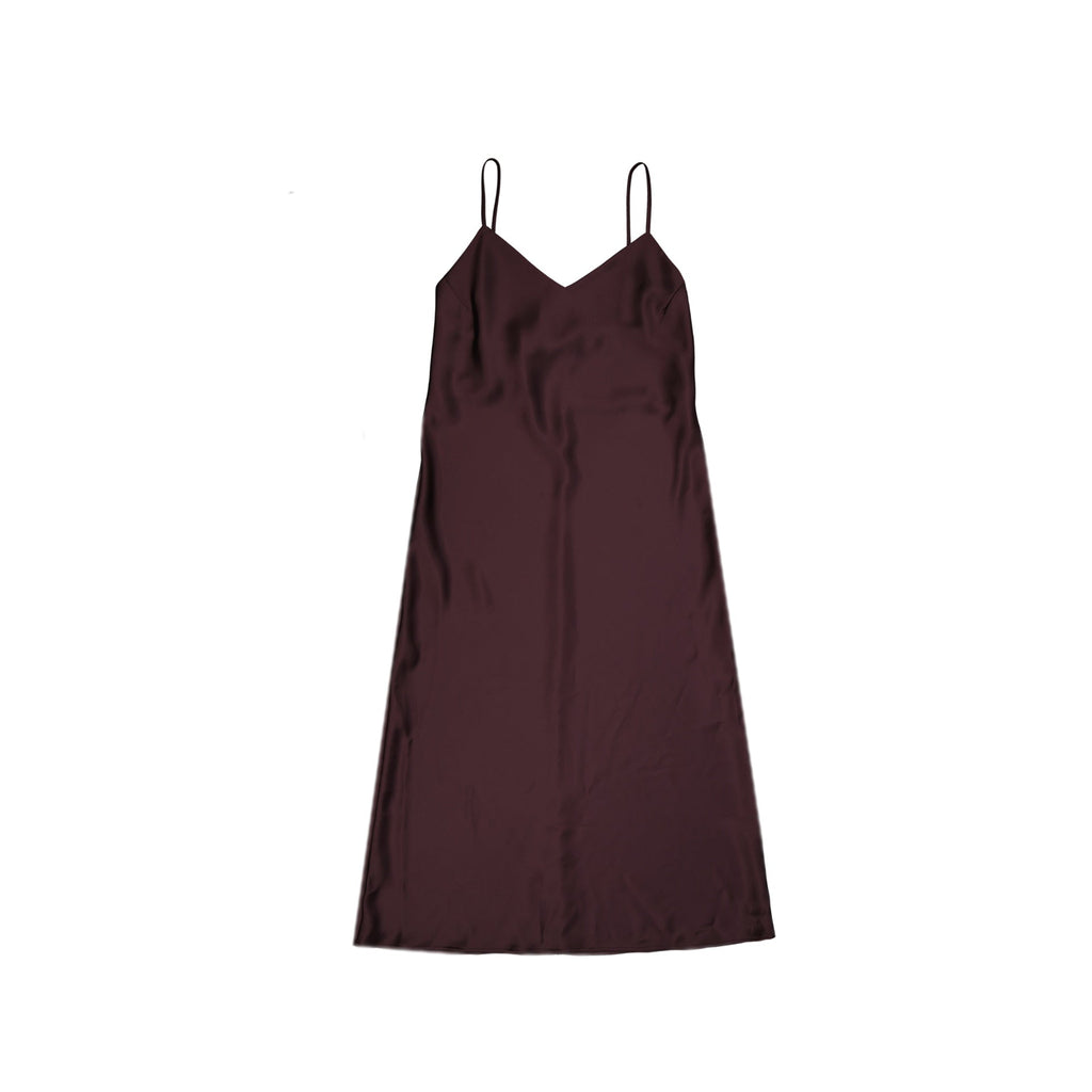 Blanca Vita Acacia Satin Slip Midi Dress – Siebentaschen