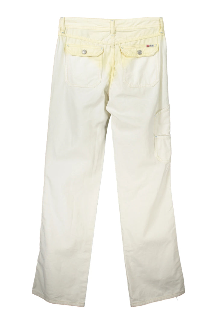 DIESEL MEN&#39;S WHITE PANTS