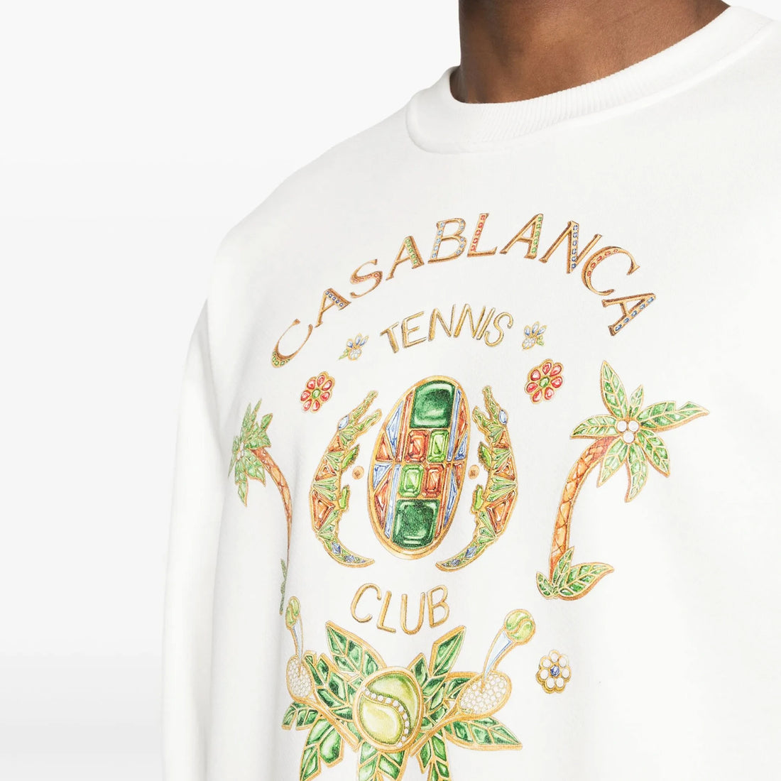 Casablanca Sweatshirts White Man