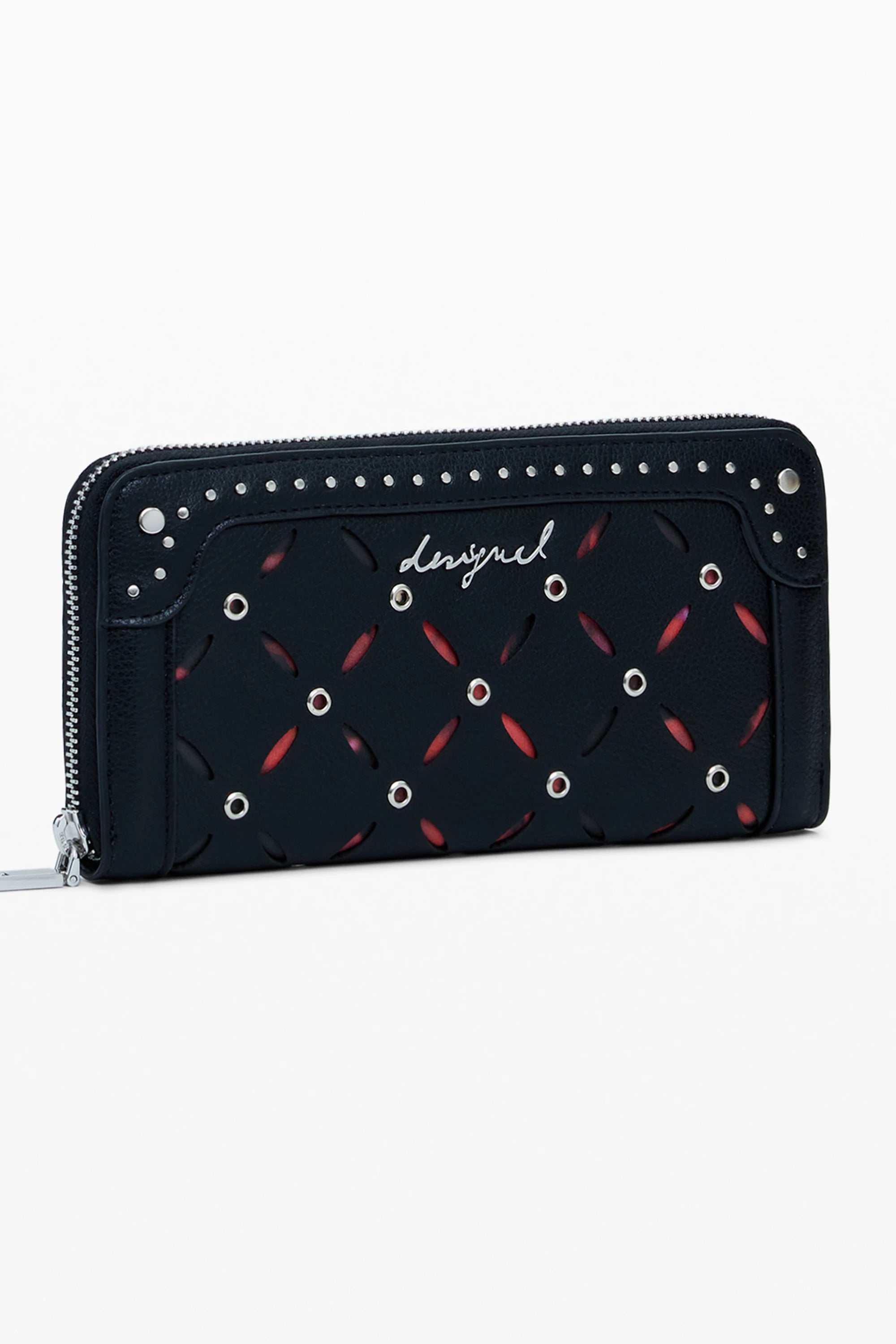 DESIGUAL WOMEN&#39;S BLACK WALLET