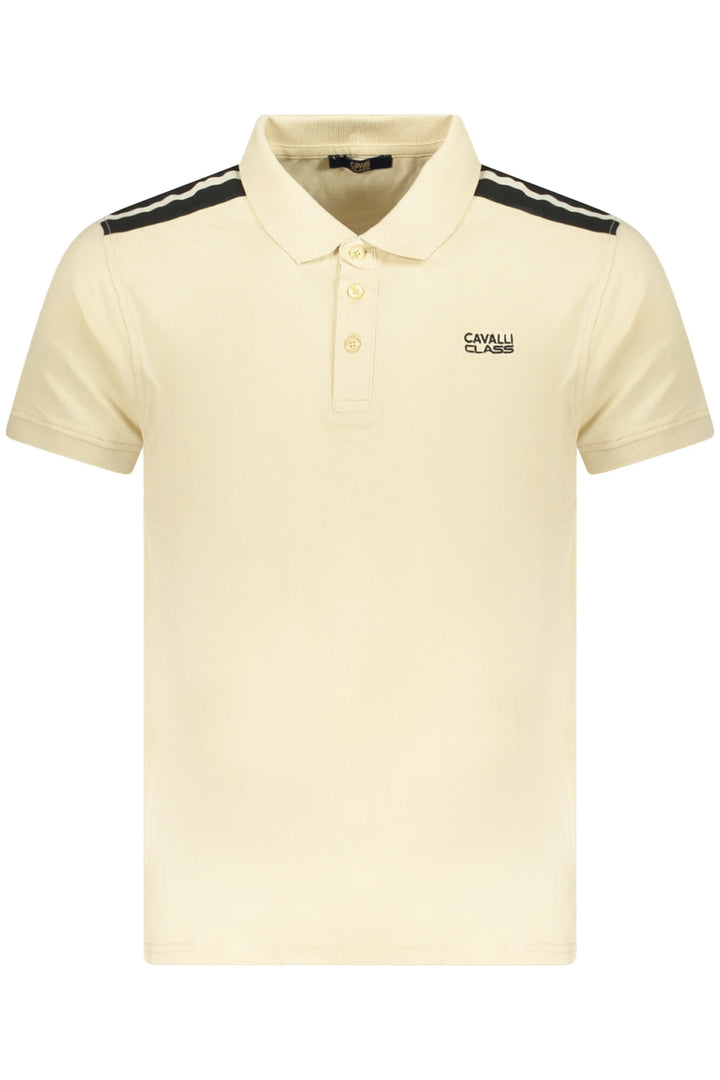 CAVALLI CLASS POLO SHORT SLEEVES MEN BEIGE