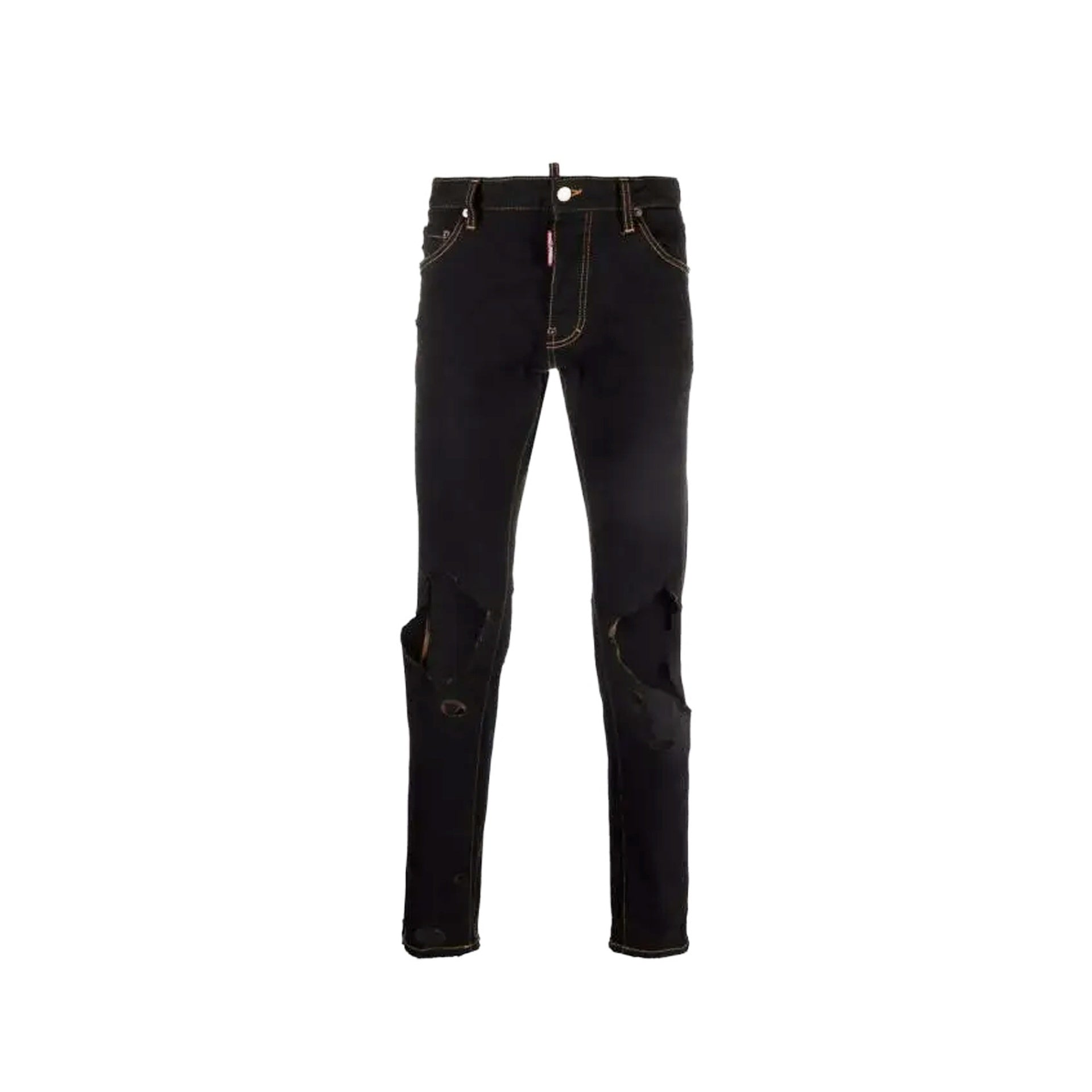 Dsquared2 Cotton Denim Jeans - MEN CLOTHING - DSQUARED2 - Tluxy New
