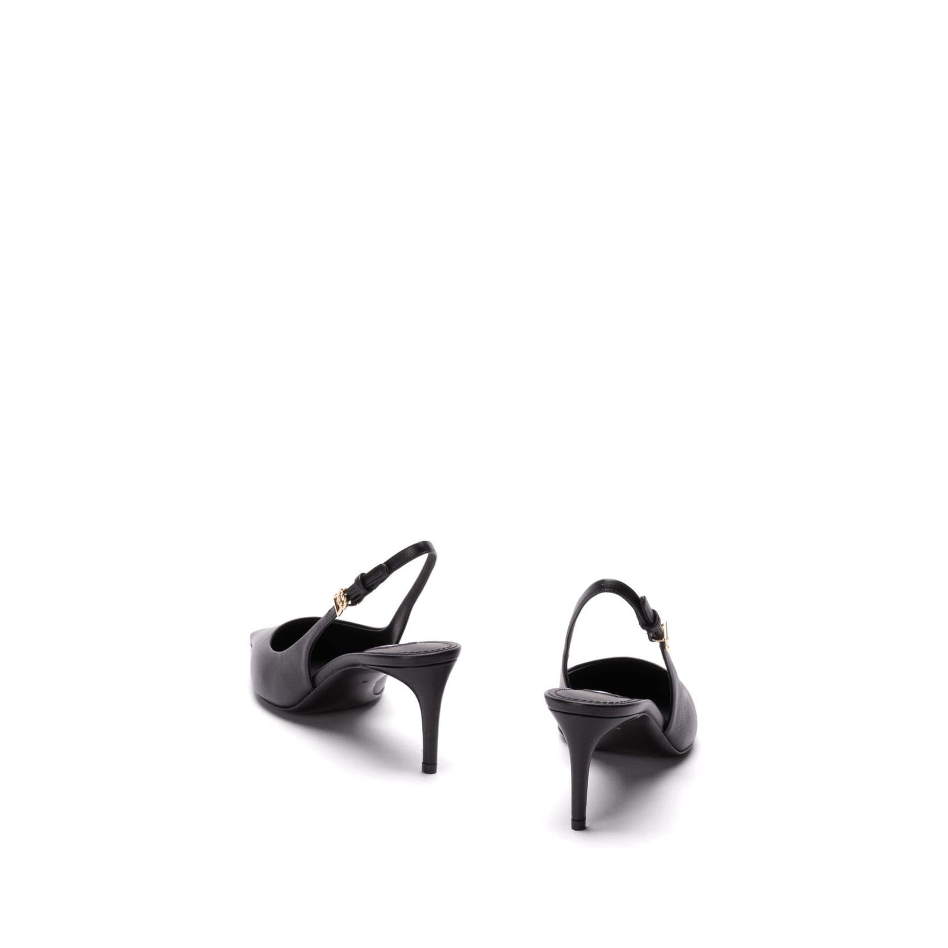 Dolce & Gabbana Leather Slingback Pumps