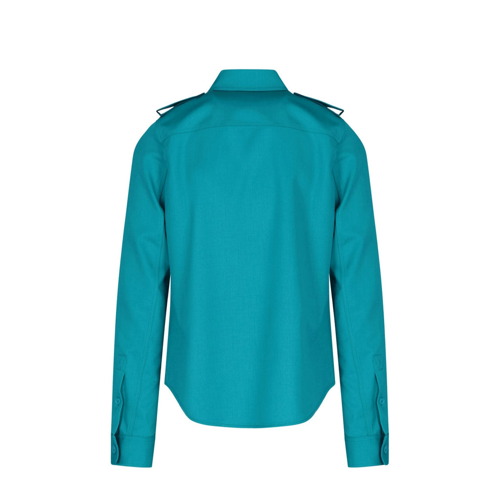 Bottega Veneta Grain De Poudre Wool Shirt – Siebentaschen