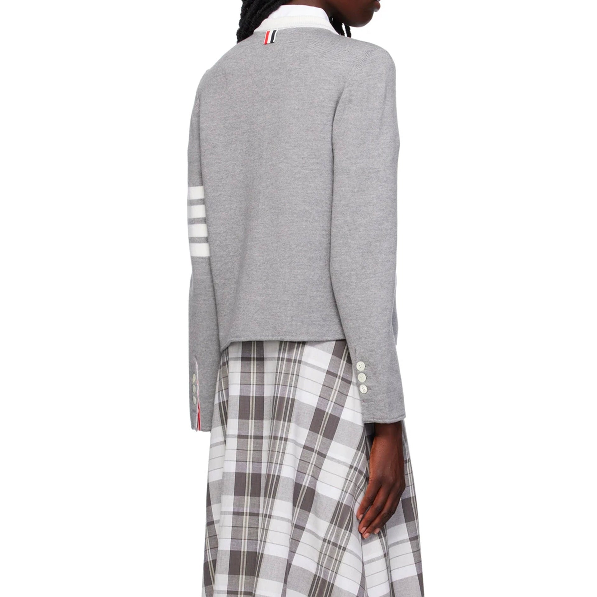 Thom Browne 4- Bar Wool Cardigan – Siebentaschen