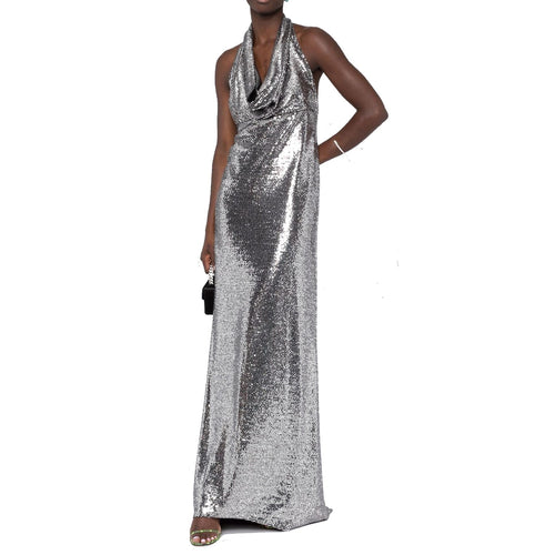 Blanca Vita Sequin-Embellished Long Dress
