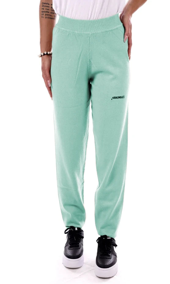 Hinnominate Trousers Green Woman