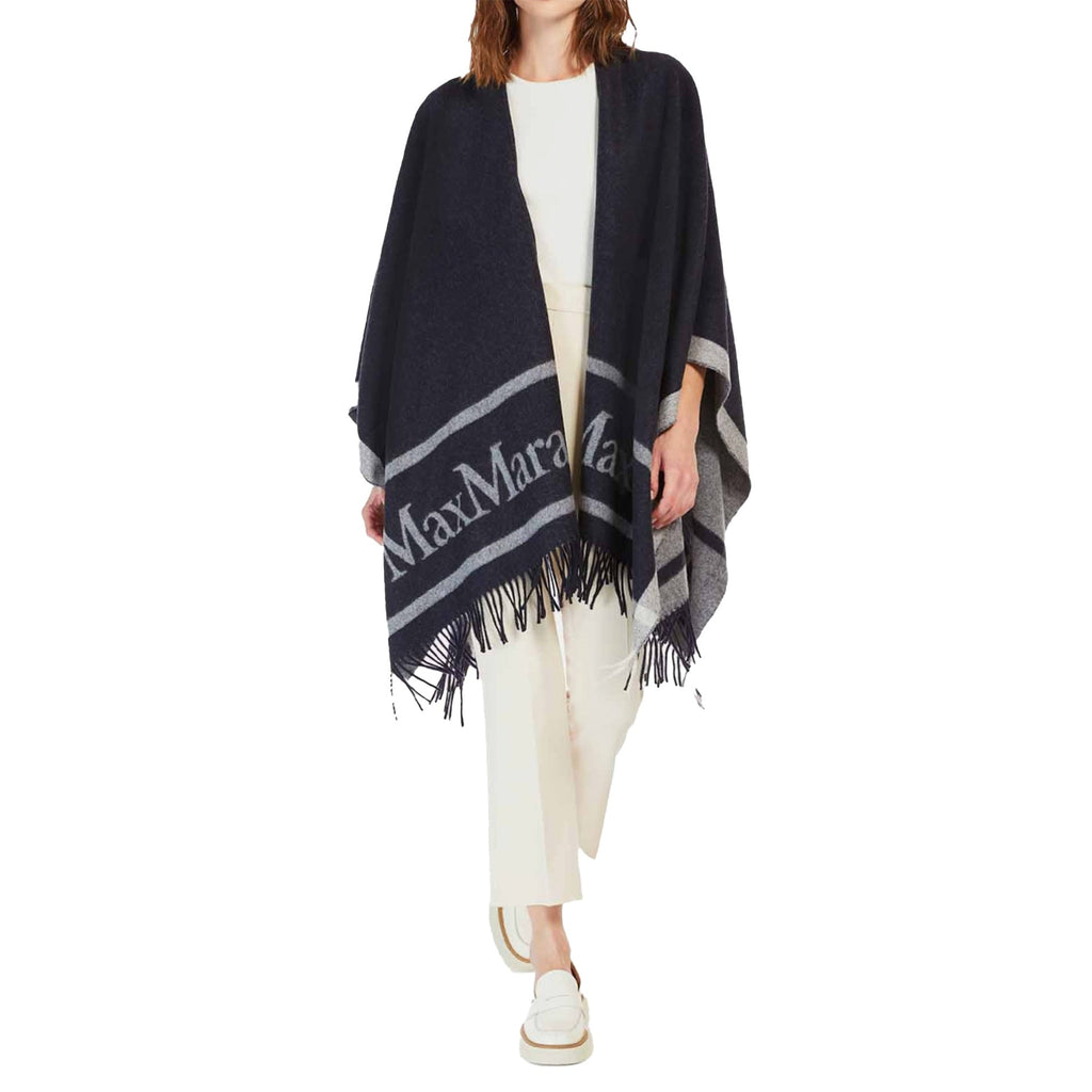 Max Mara Studio Pirania Wool Cape
