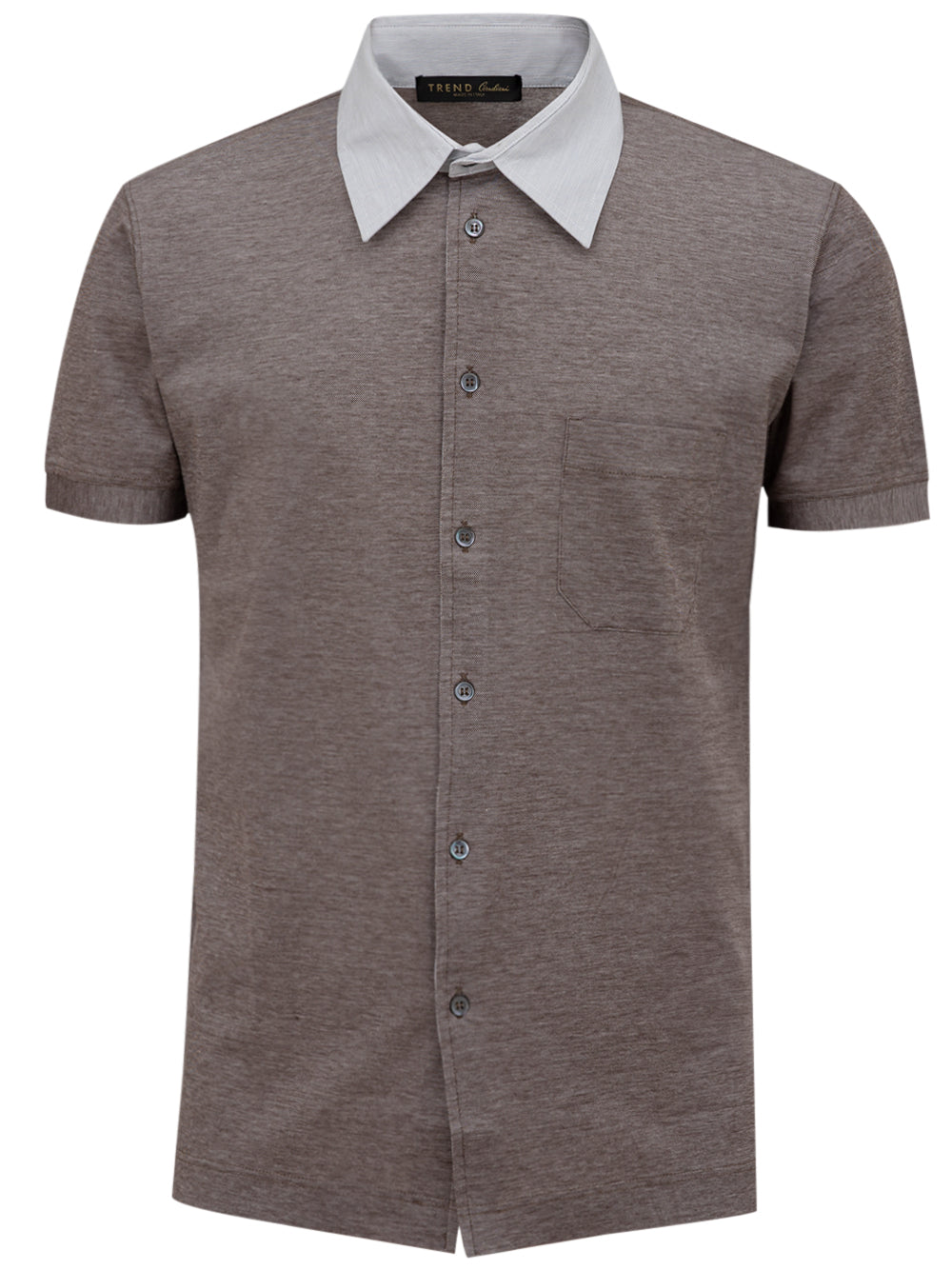 Corneliani grey shirt with buttons and pocket