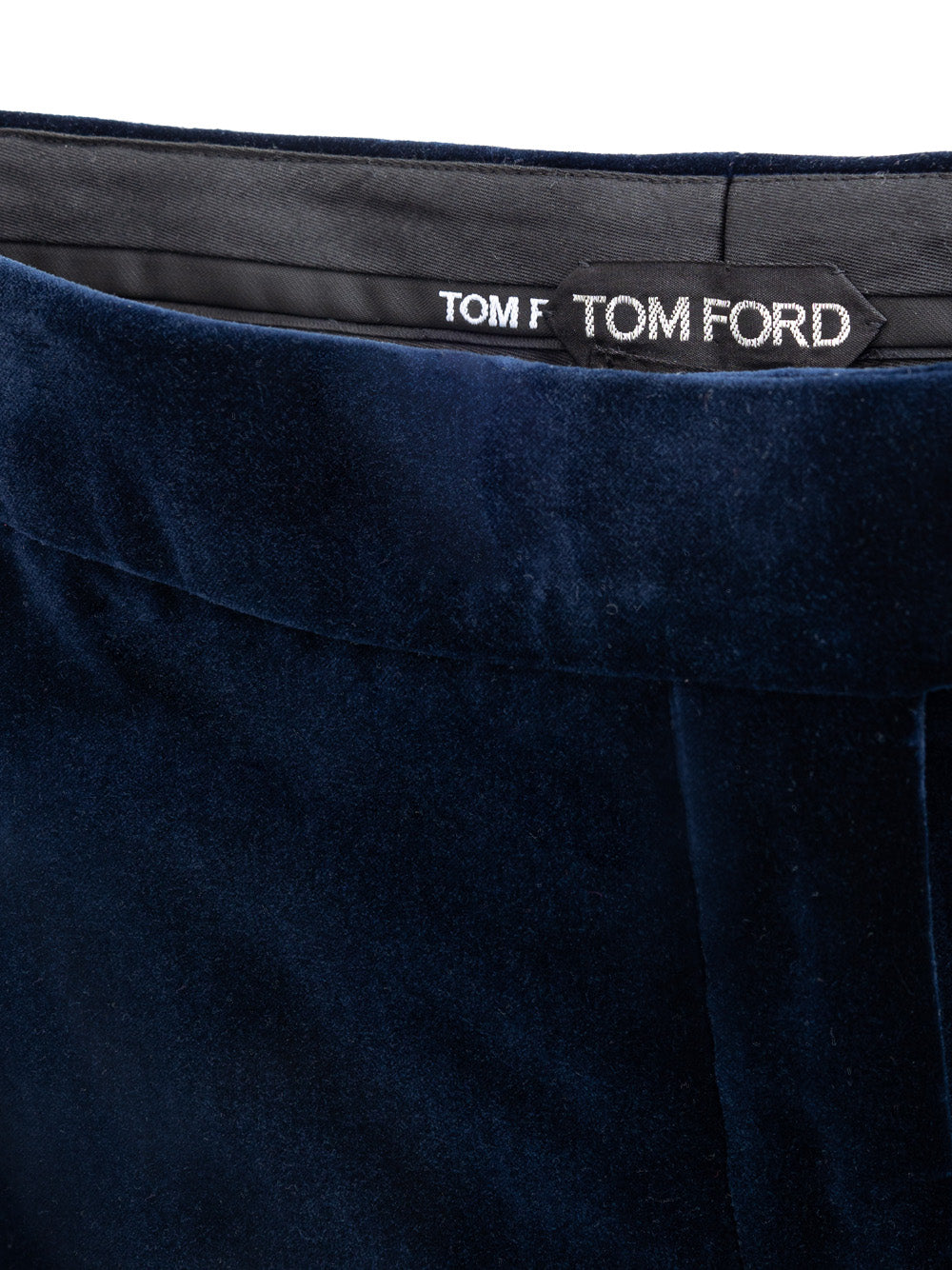 Tom Ford Blue Velvet Midi Skirt
