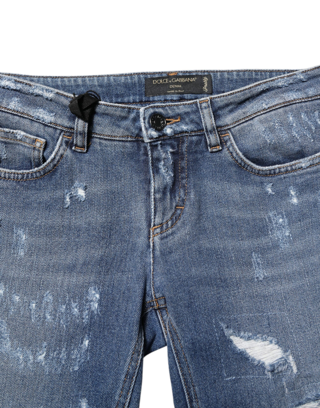 Jean skinny bleu déchiré Dolce &amp; Gabbana PRETTY 