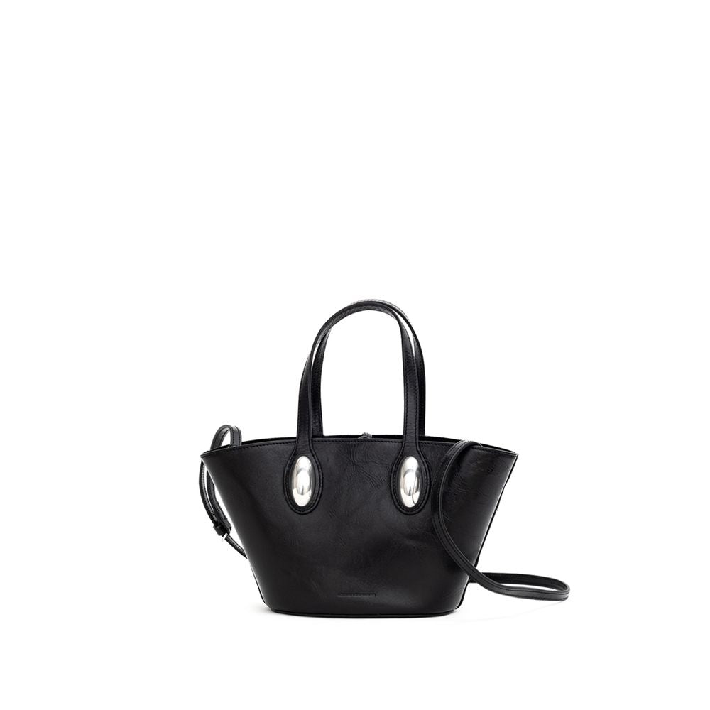 Sac à bandoulière en cuir noir Alexander Wang