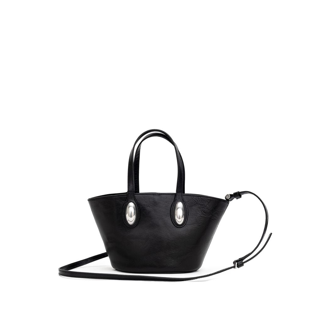 Sac à bandoulière en cuir noir Alexander Wang