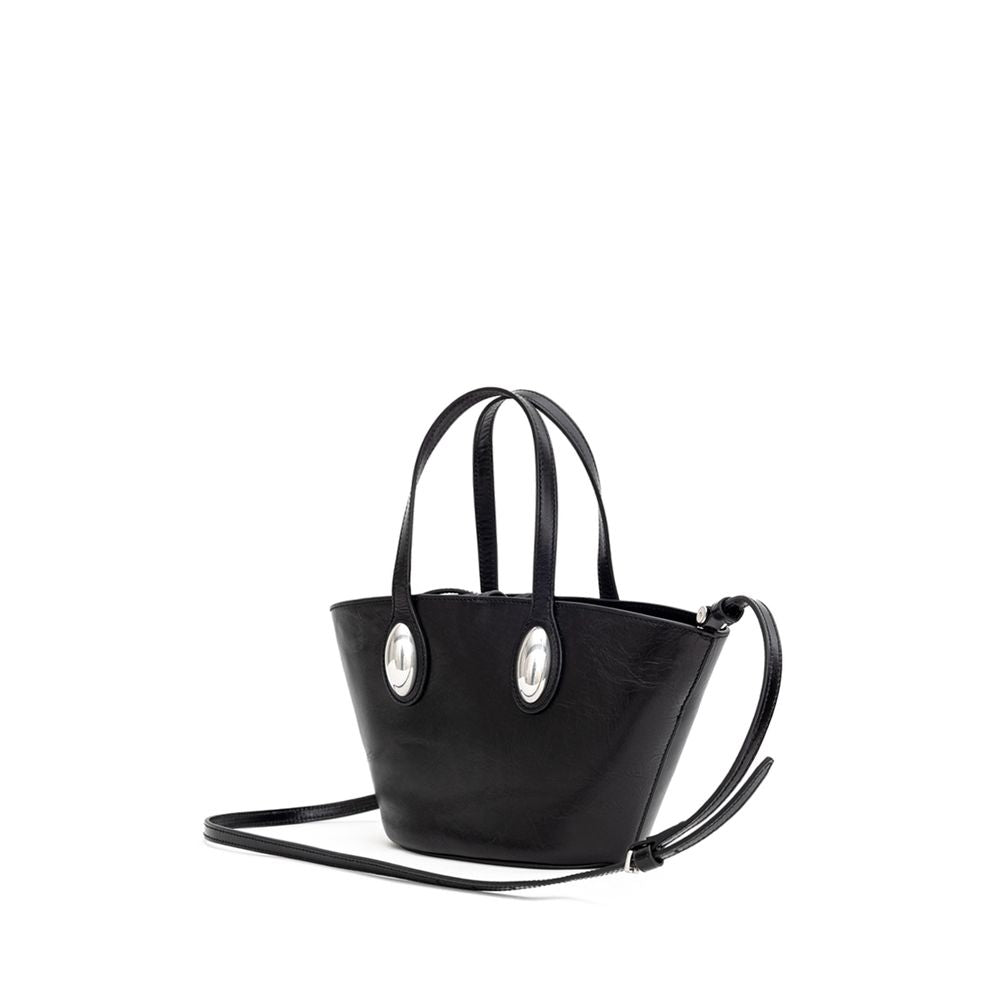 Sac à bandoulière en cuir noir Alexander Wang