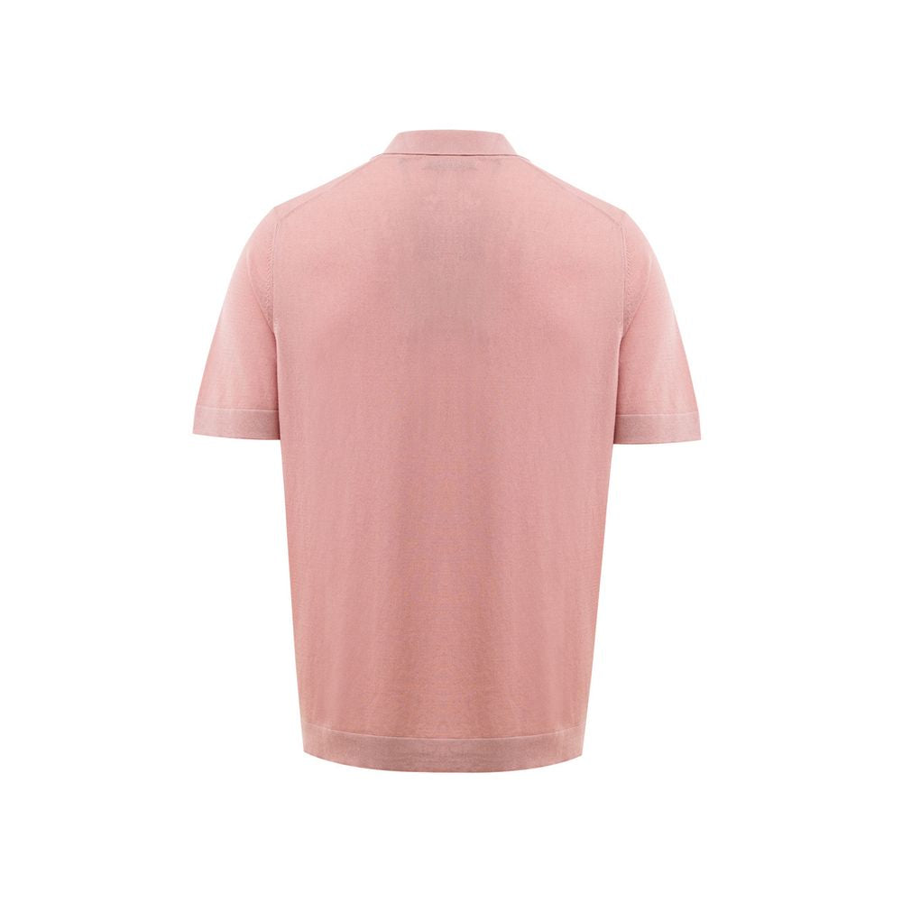 Gran Sasso Poloshirt aus Baumwolle in Rosa