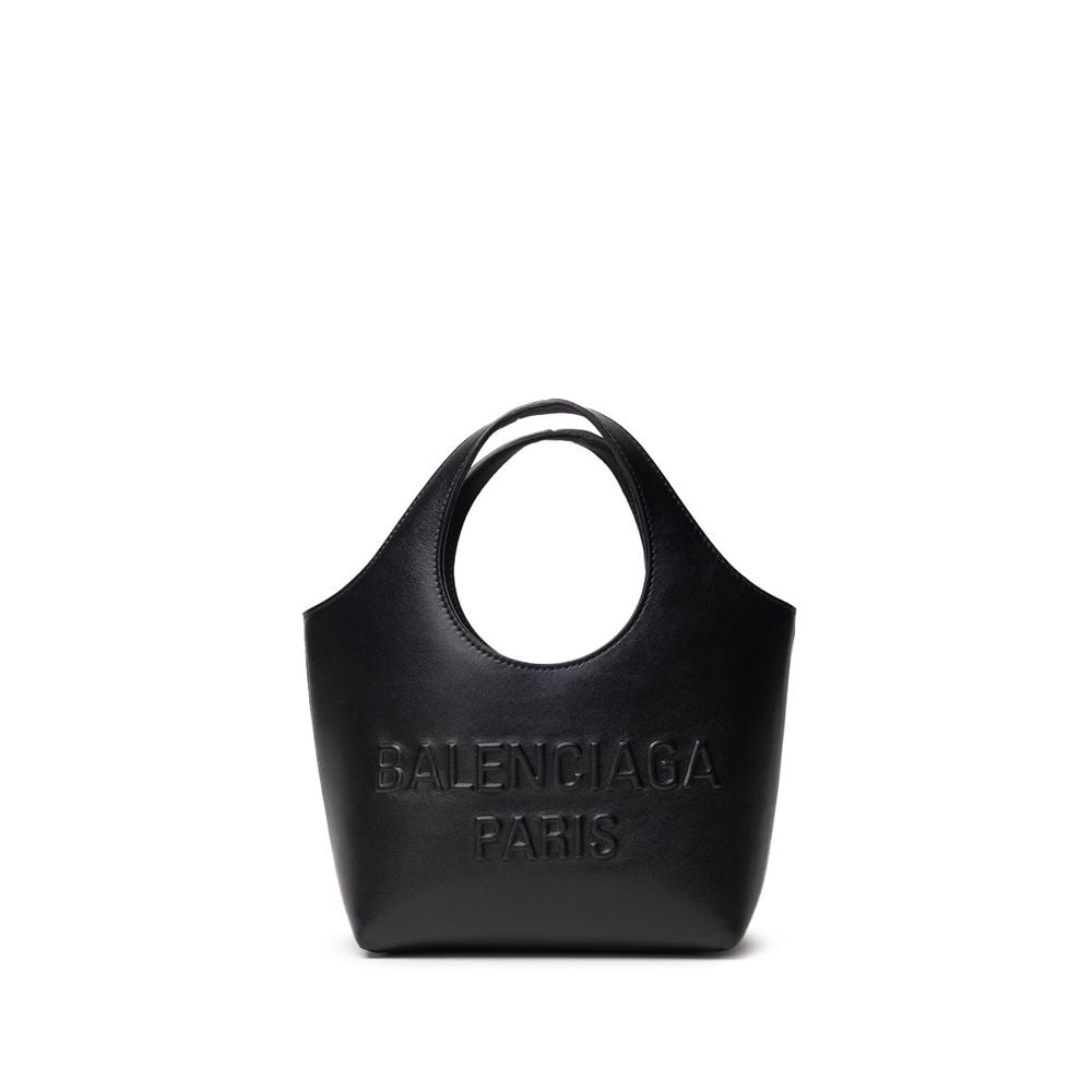 Balenciaga Schwarzer Lederpullover