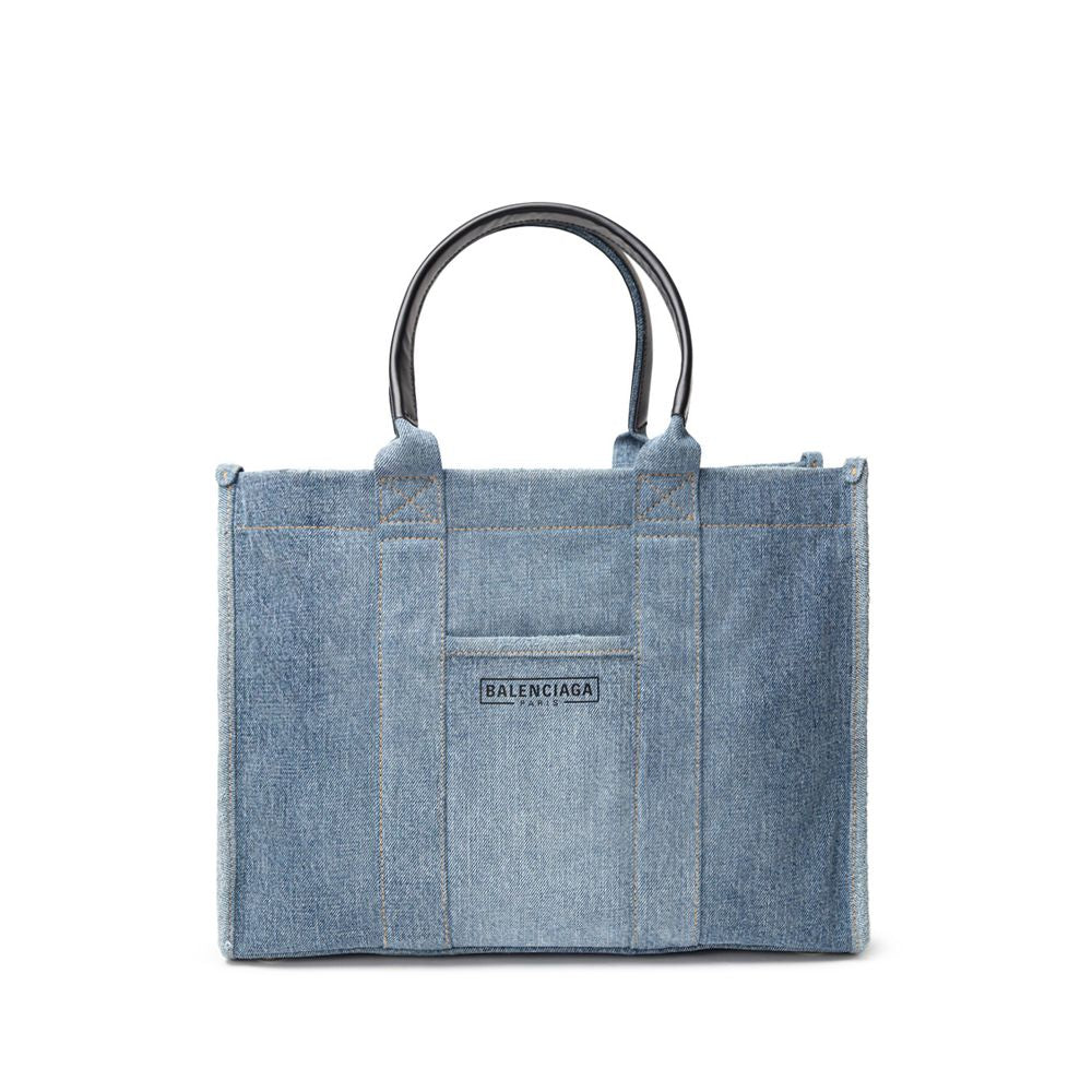 Balenciaga Blue Cotton Sweater