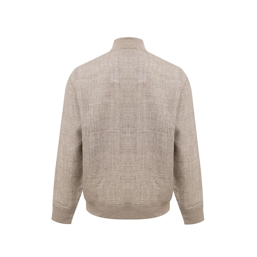 Vestes et manteaux en lin beige Gran Sasso