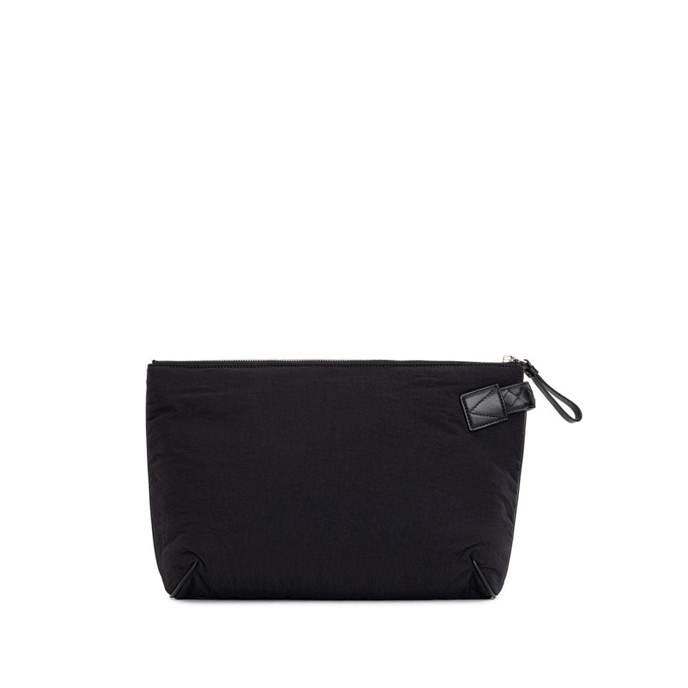 Bottega Veneta Schwarze Nylon-Clutch