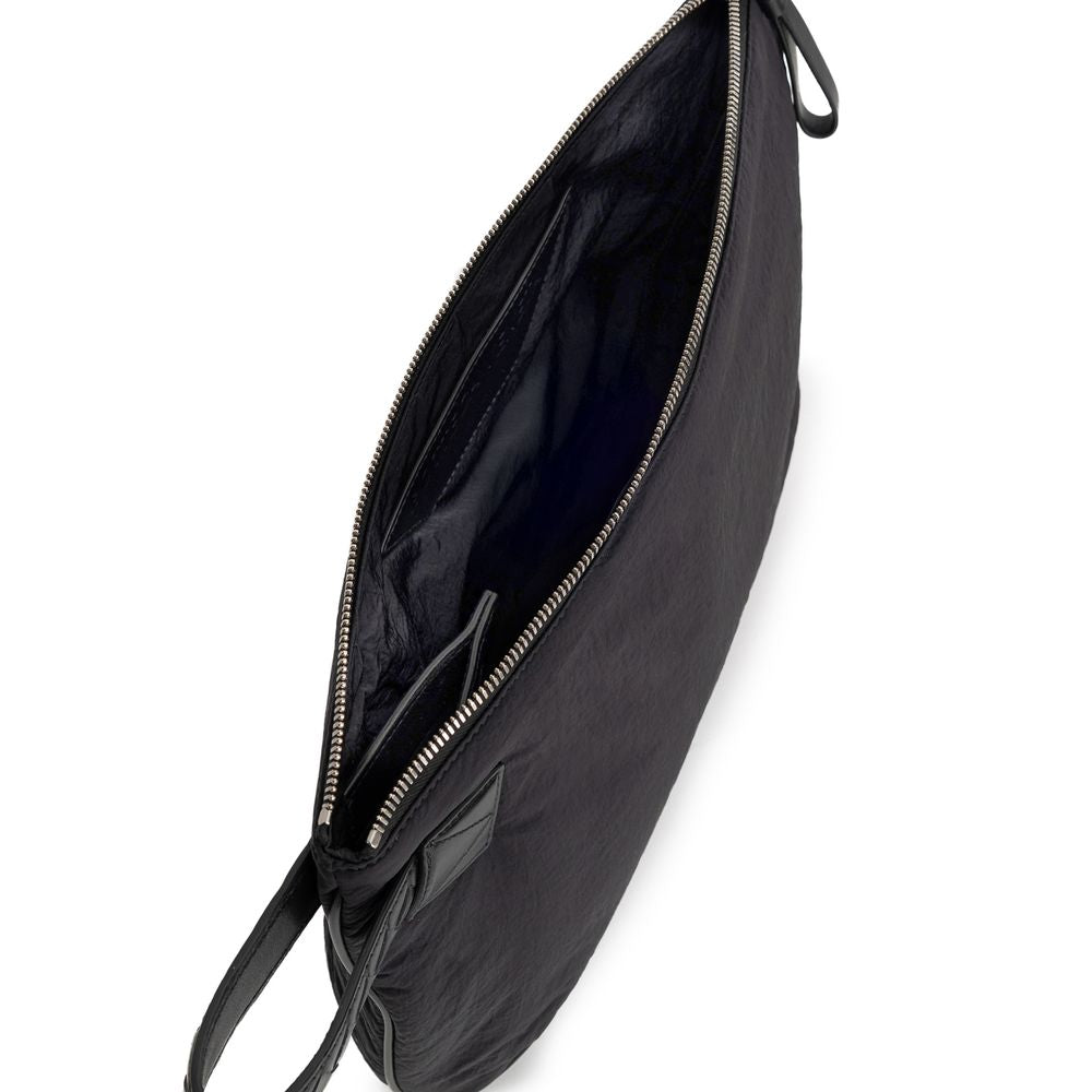 Bottega Veneta Schwarze Nylon-Clutch