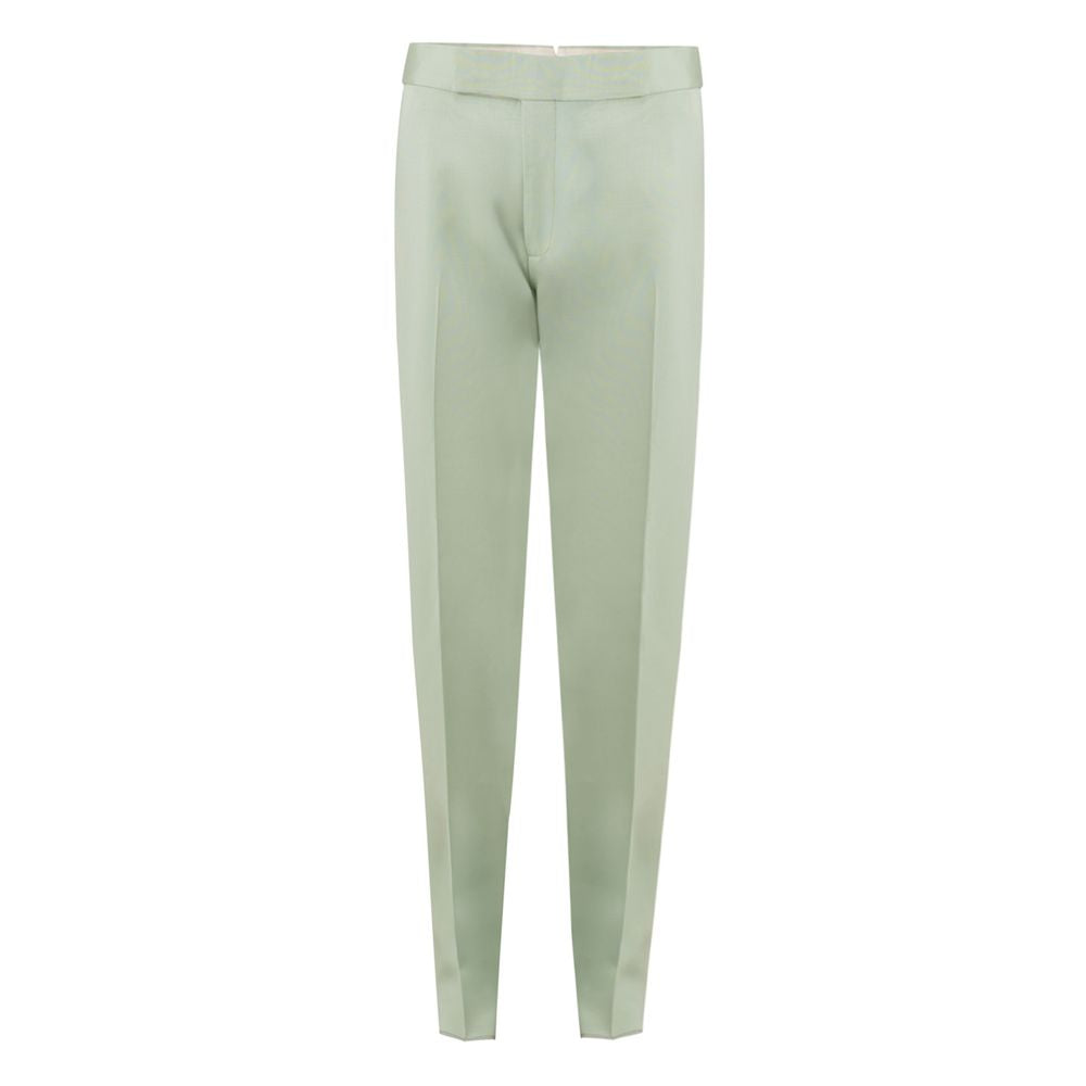 Pantalon chino en viscose vert Tom Ford