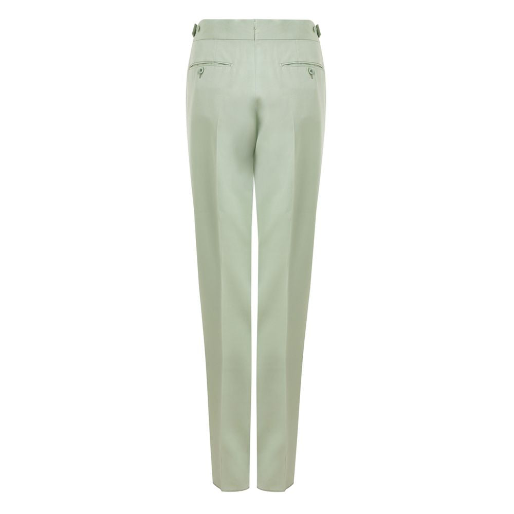 Pantalon chino en viscose vert Tom Ford