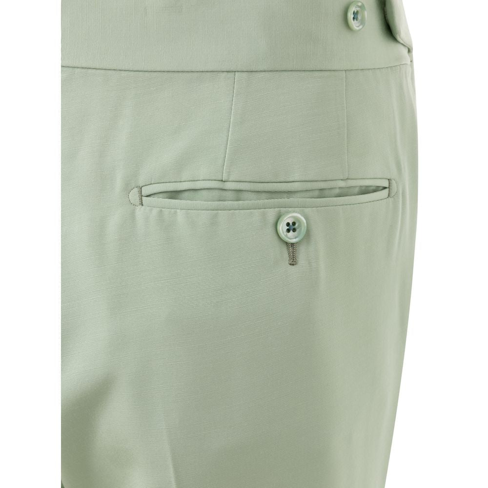 Pantalon chino en viscose vert Tom Ford