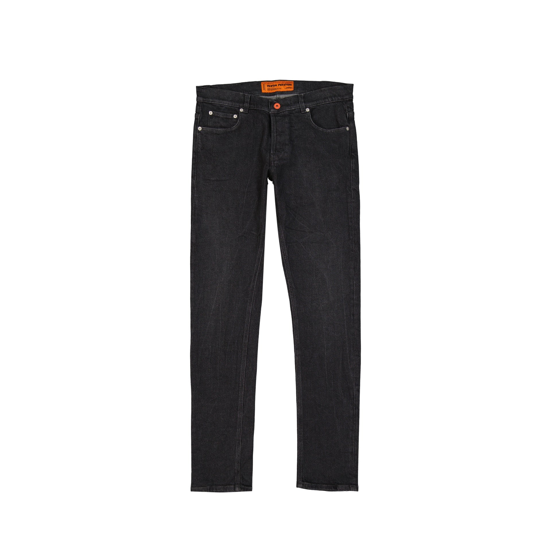 Heron Preston Cotton Denim Slim Jeans