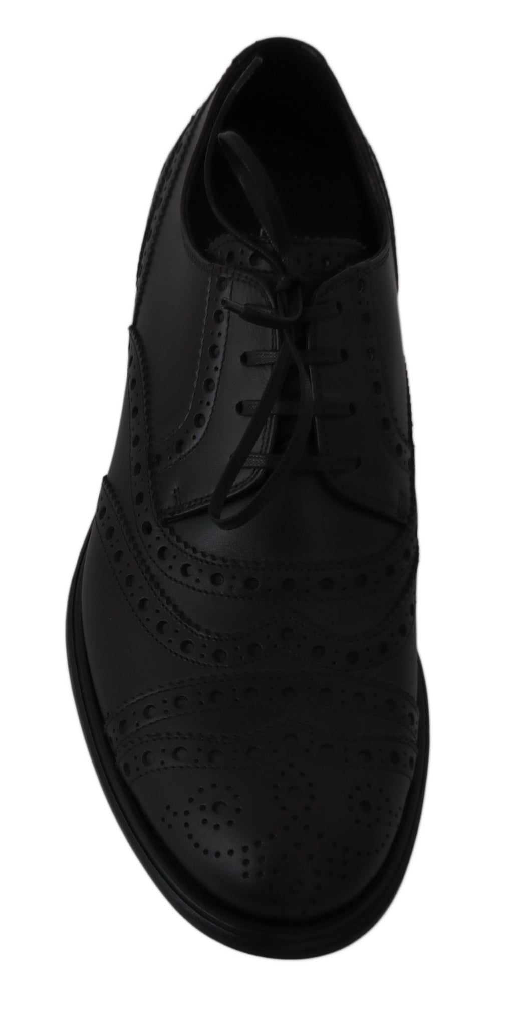 Dolce &amp; Gabbana – Elegante Derby-Schuhe mit Flügelkappe in Bordeaux