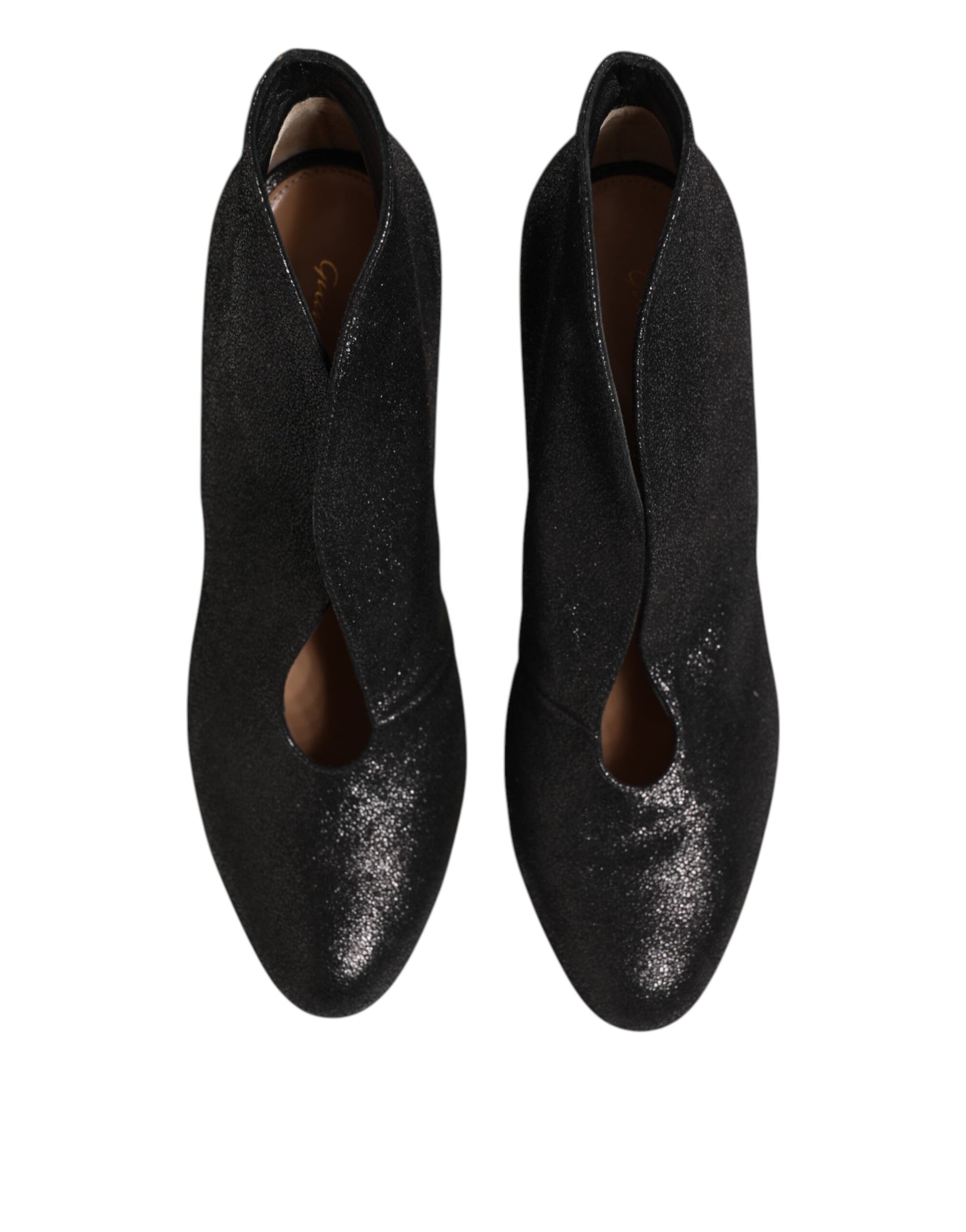 Gianvito Rossi – Pumps mit Stilettoabsatz in Metallic-Schwarz