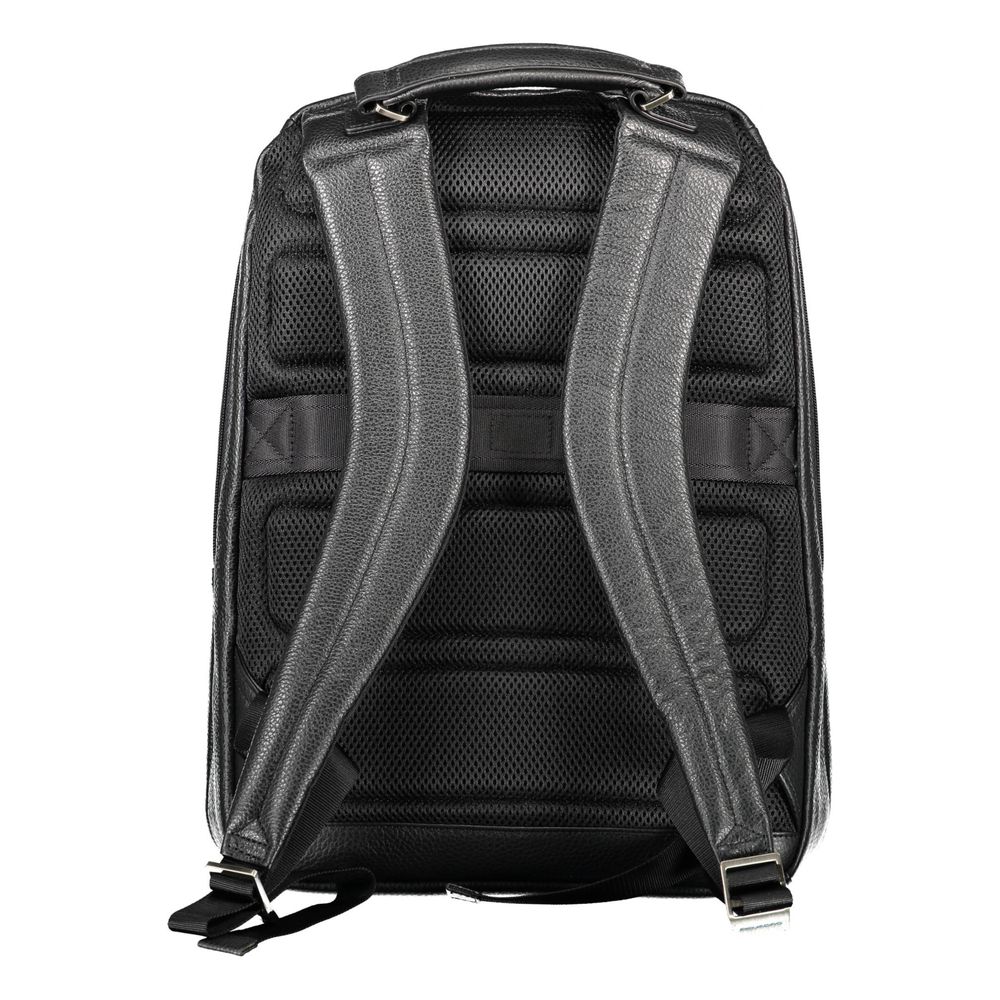 Sac à dos en nylon noir Piquadro