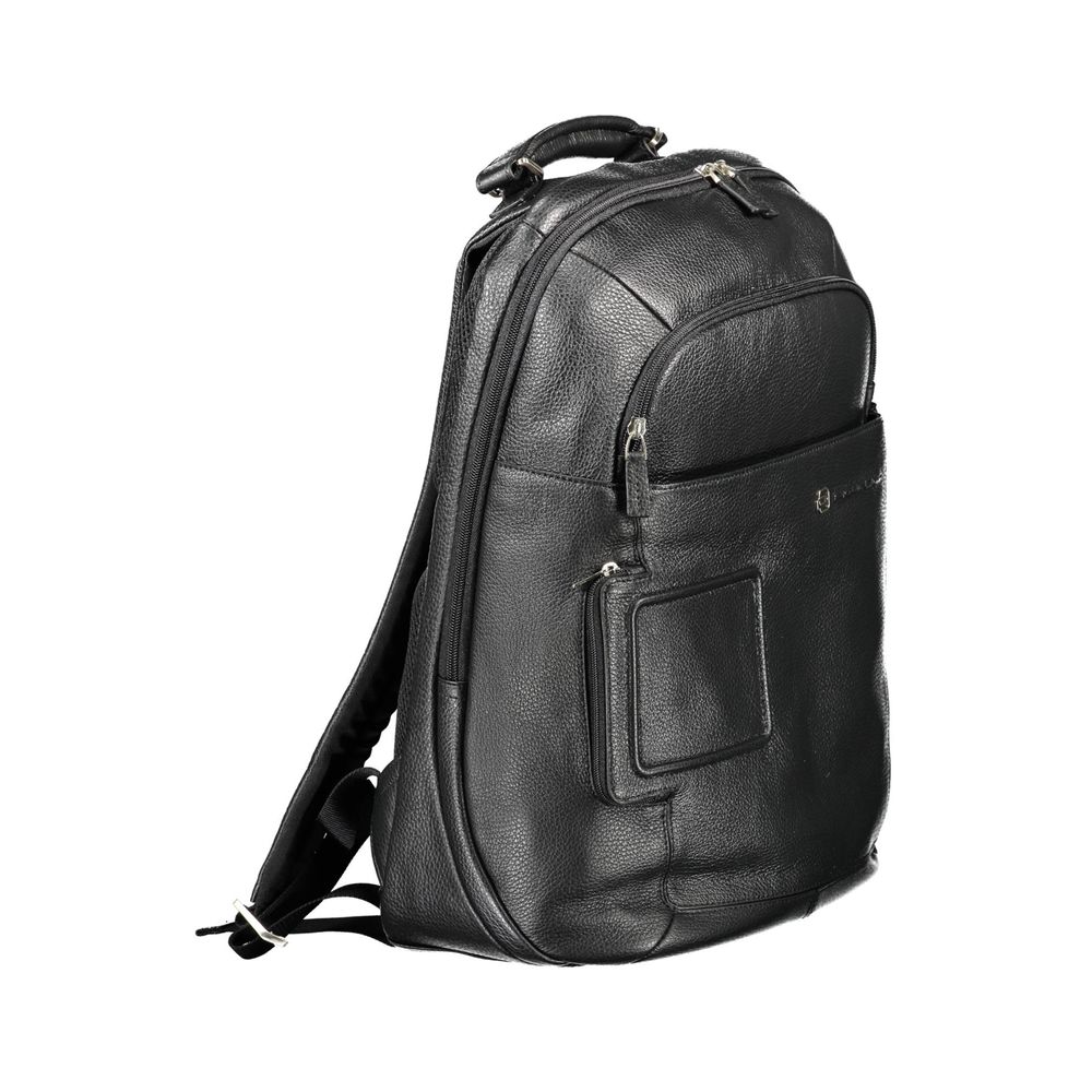 Sac à dos en nylon noir Piquadro
