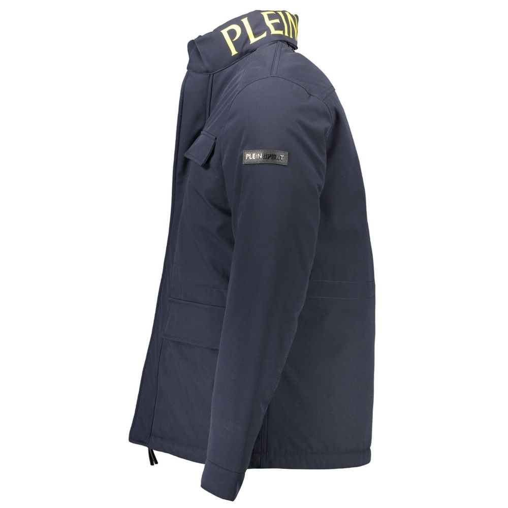 Veste Plein Sport en polyester bleu