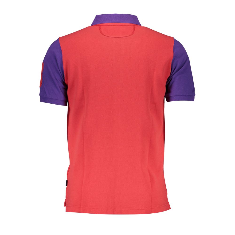 La Martina Poloshirt aus roter Baumwolle