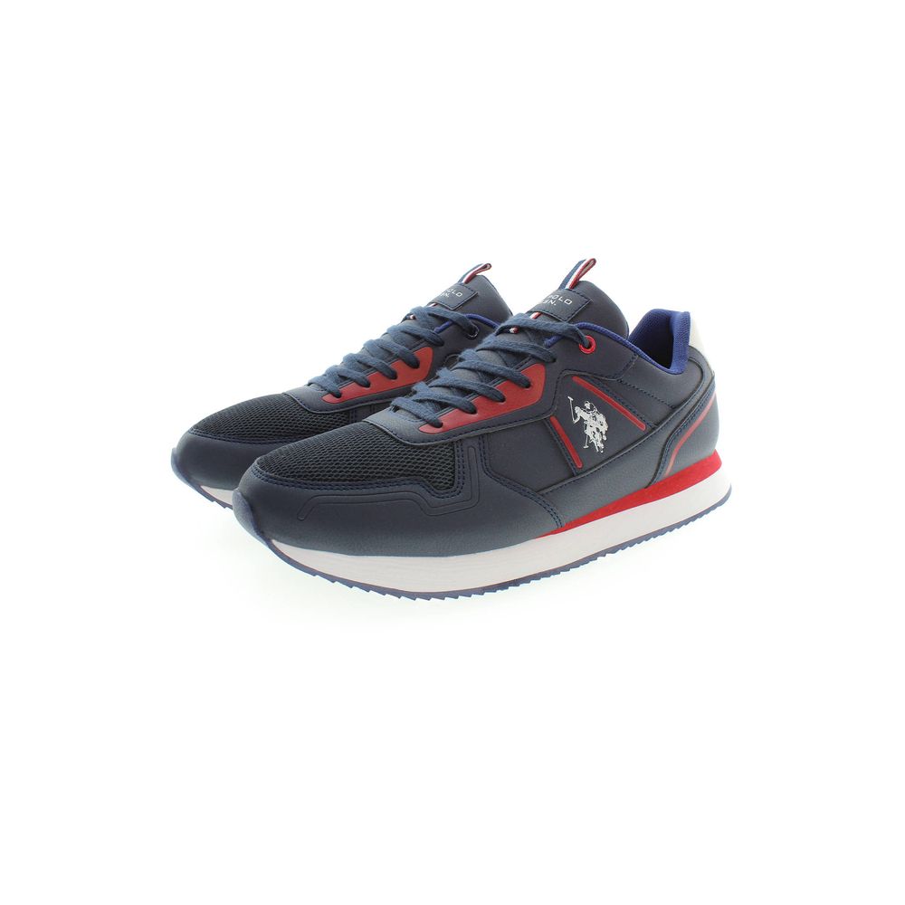 US POLO ASSN. Blauer Polyester-Sneaker