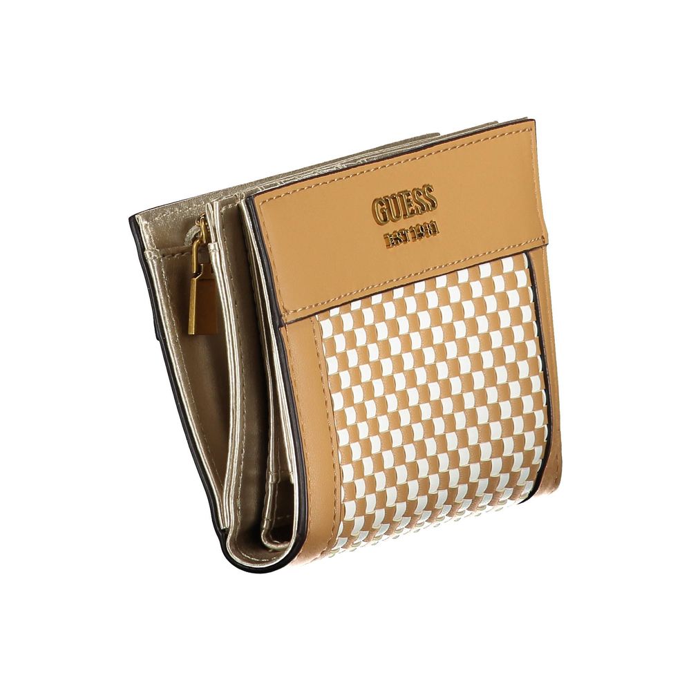 Portefeuille Guess Jeans en polyéthylène marron