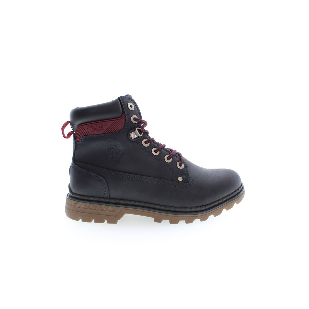 US POLO ASSN. Blauer Polyesterstiefel