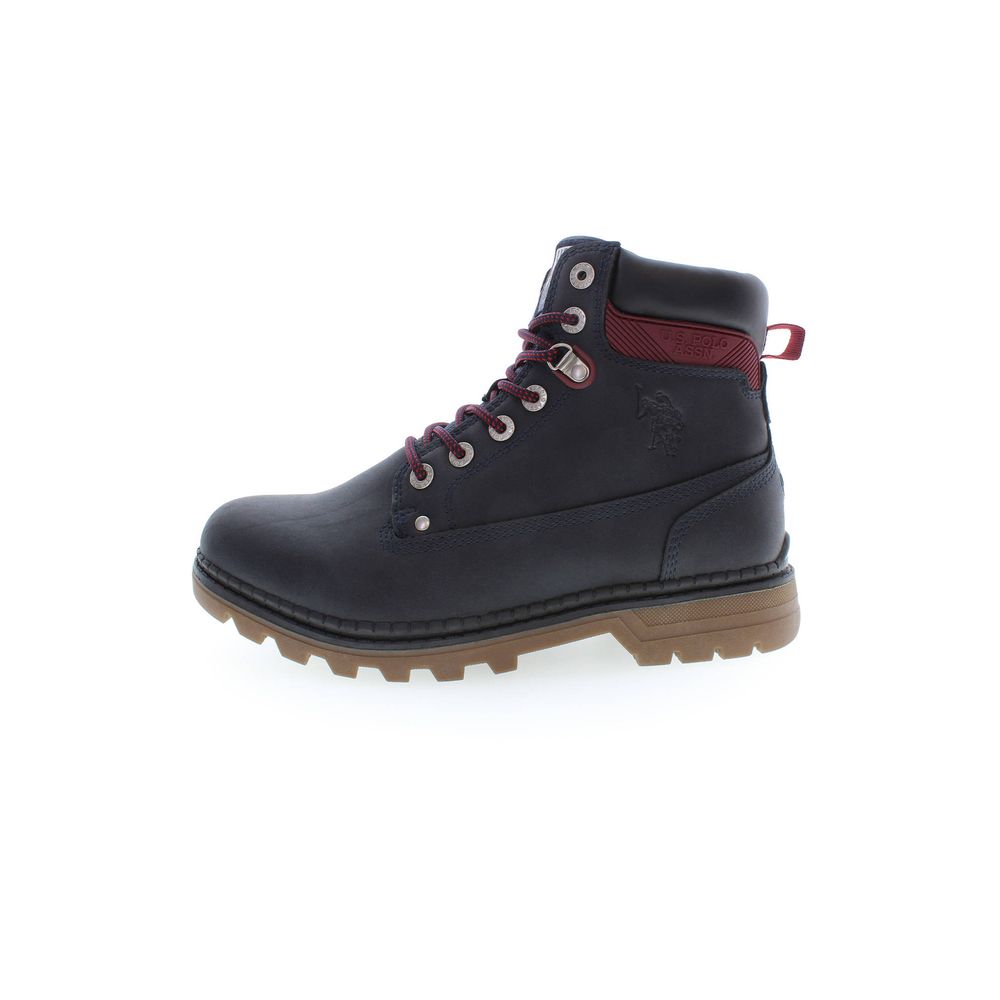 US POLO ASSN. Blauer Polyesterstiefel