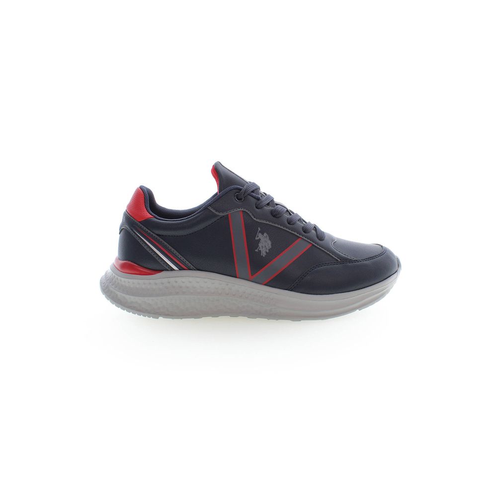 US POLO ASSN. Blauer Polyester-Sneaker