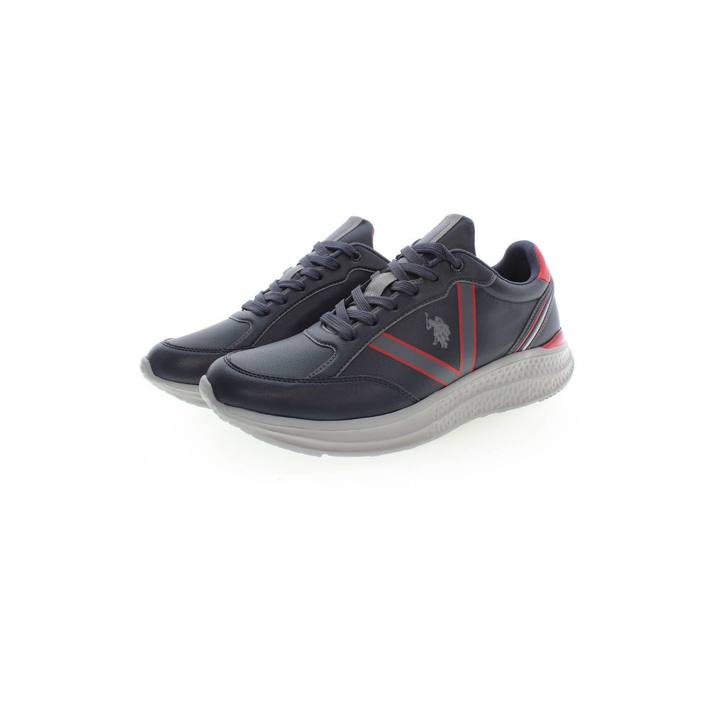 US POLO ASSN. Blauer Polyester-Sneaker