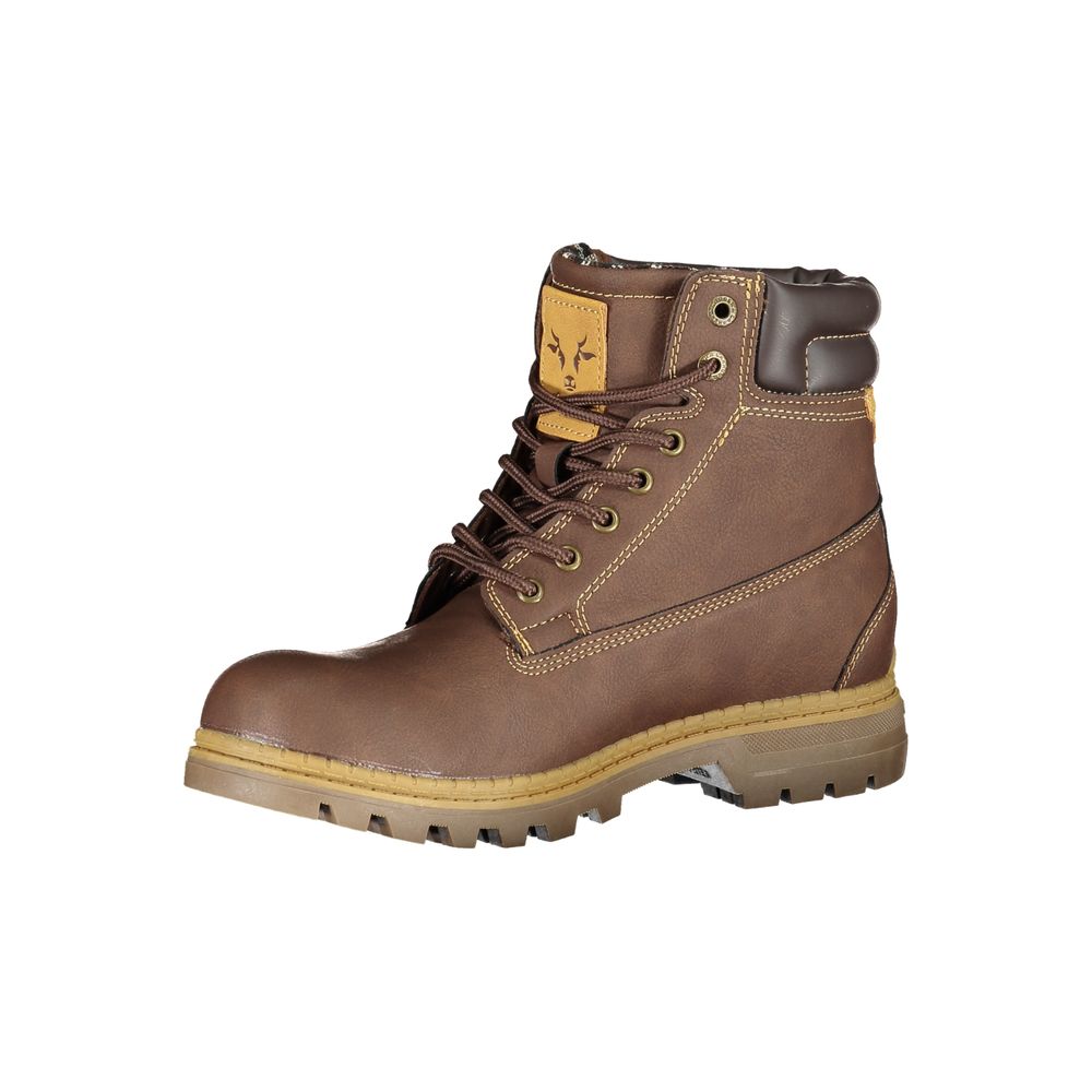 Botte Carrera en polyester marron