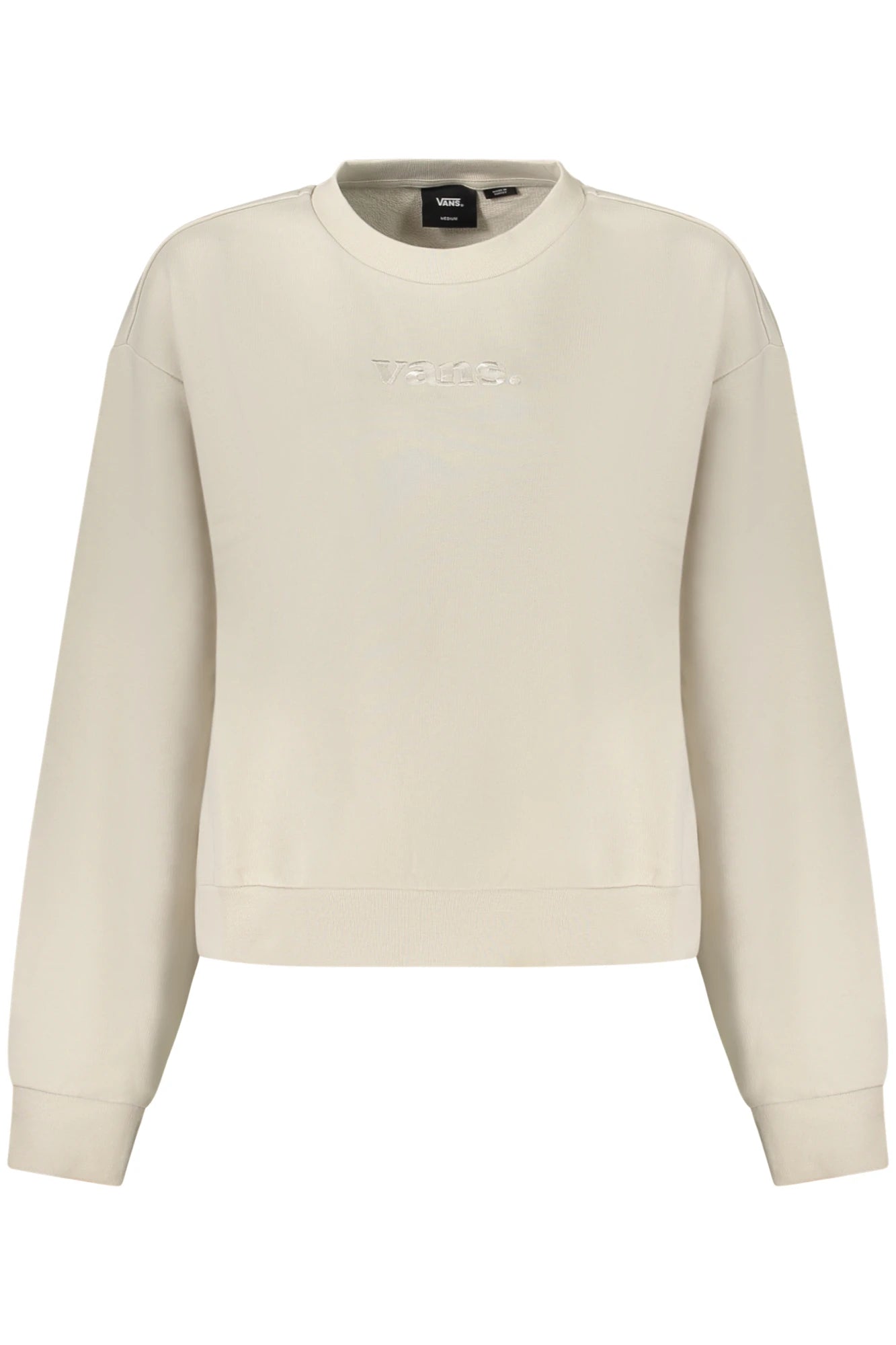 VANS WOMEN&#39;S ZIP-UP SWEATSHIRT IN BEIGE