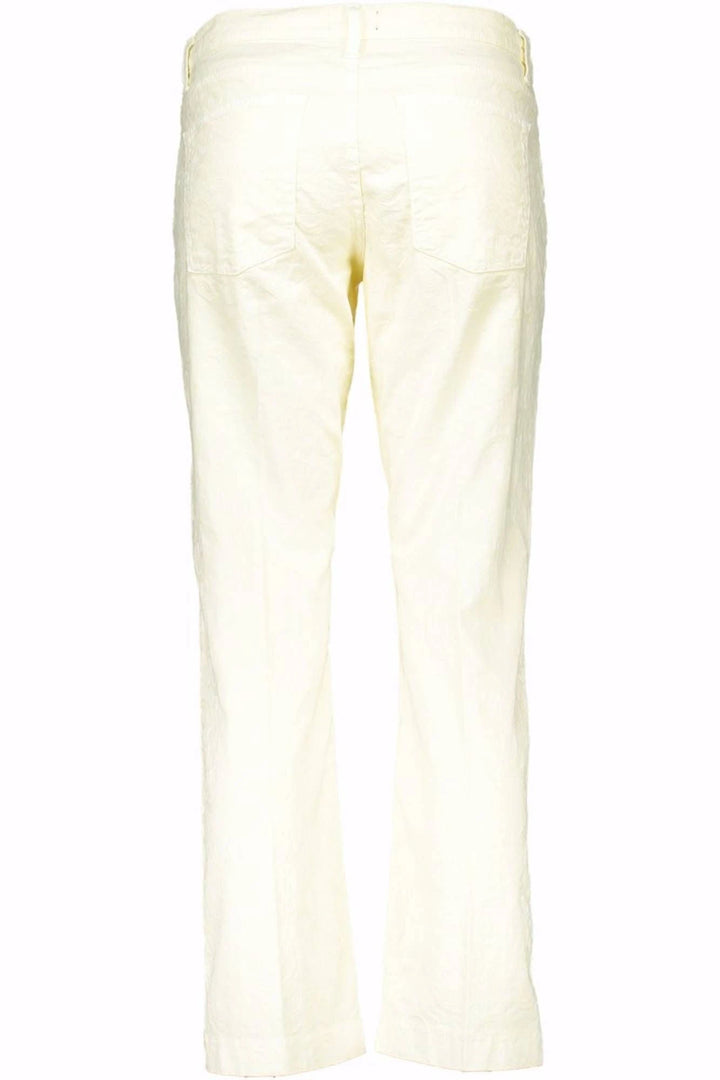 GANT WHITE WOMEN&#39;S TROUSERS