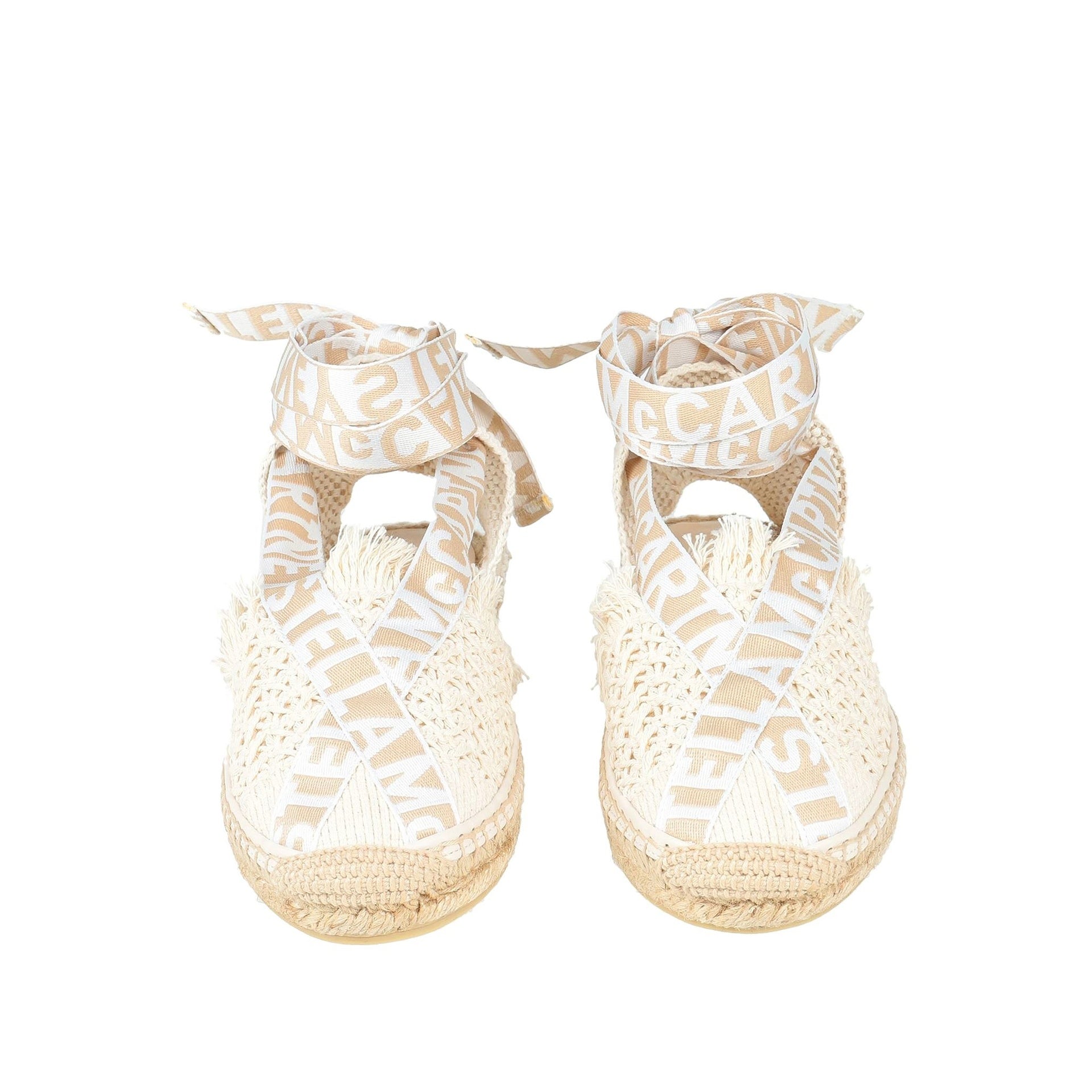 Stella McCartney Logo Canvas Espadrilles