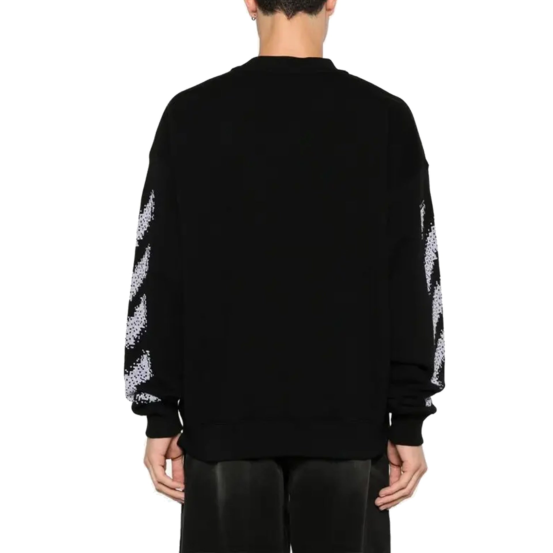 Off White Pixel Diag Sweatshirt - MEN CLOTHING - OFF - WHITE - Tluxy New